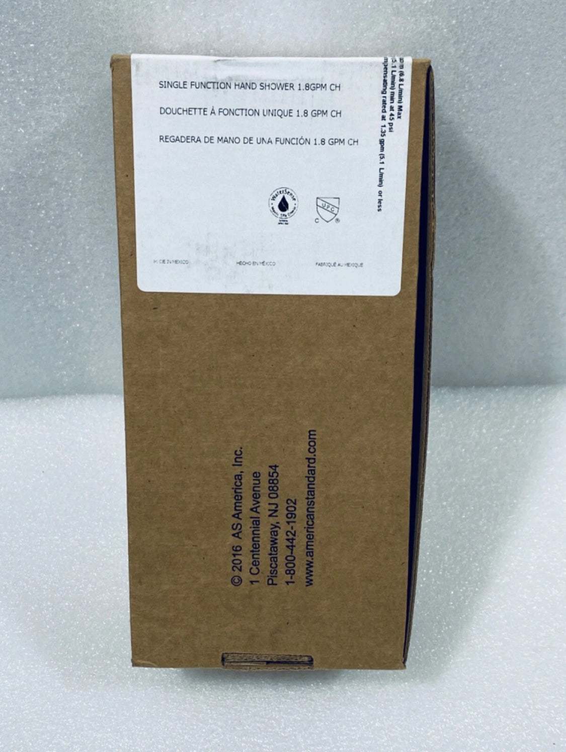 new American Standard Single Function Water-Saving Hand Shower 1.8GPM