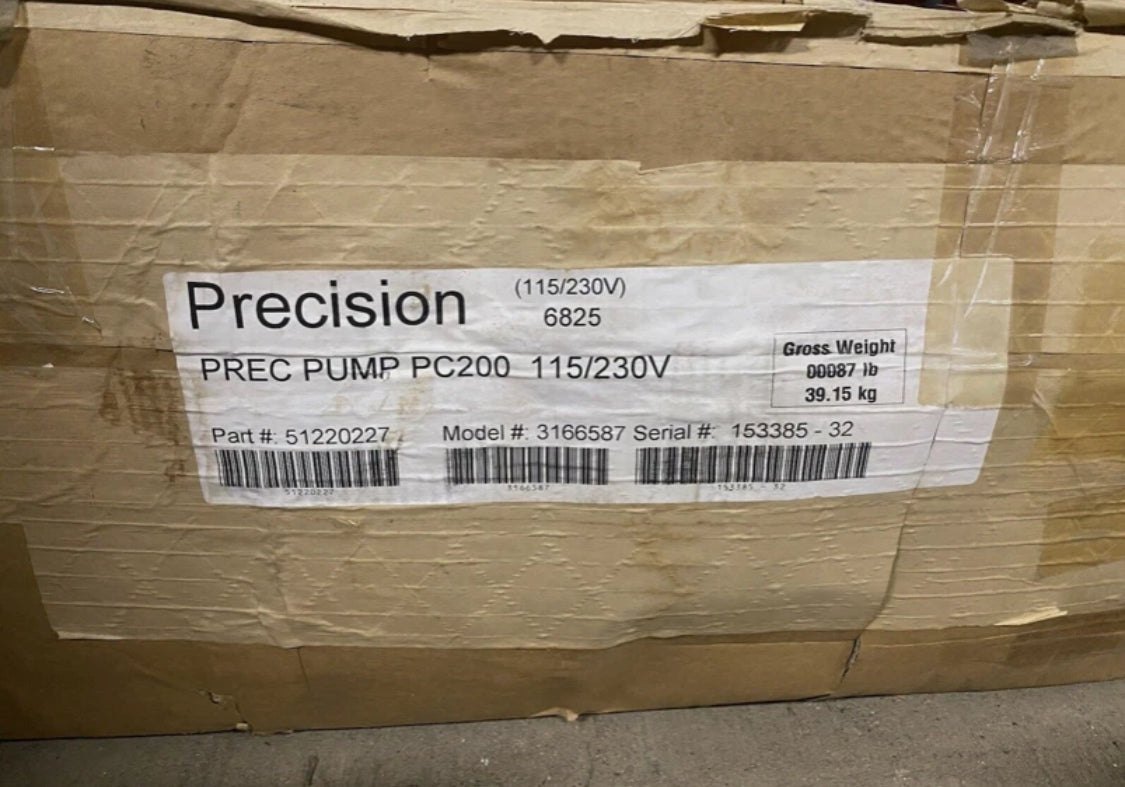 new Other Precision Scientific PC200 115/230V 6825 Rotary Vane Type Vacuum Pump, 3166587