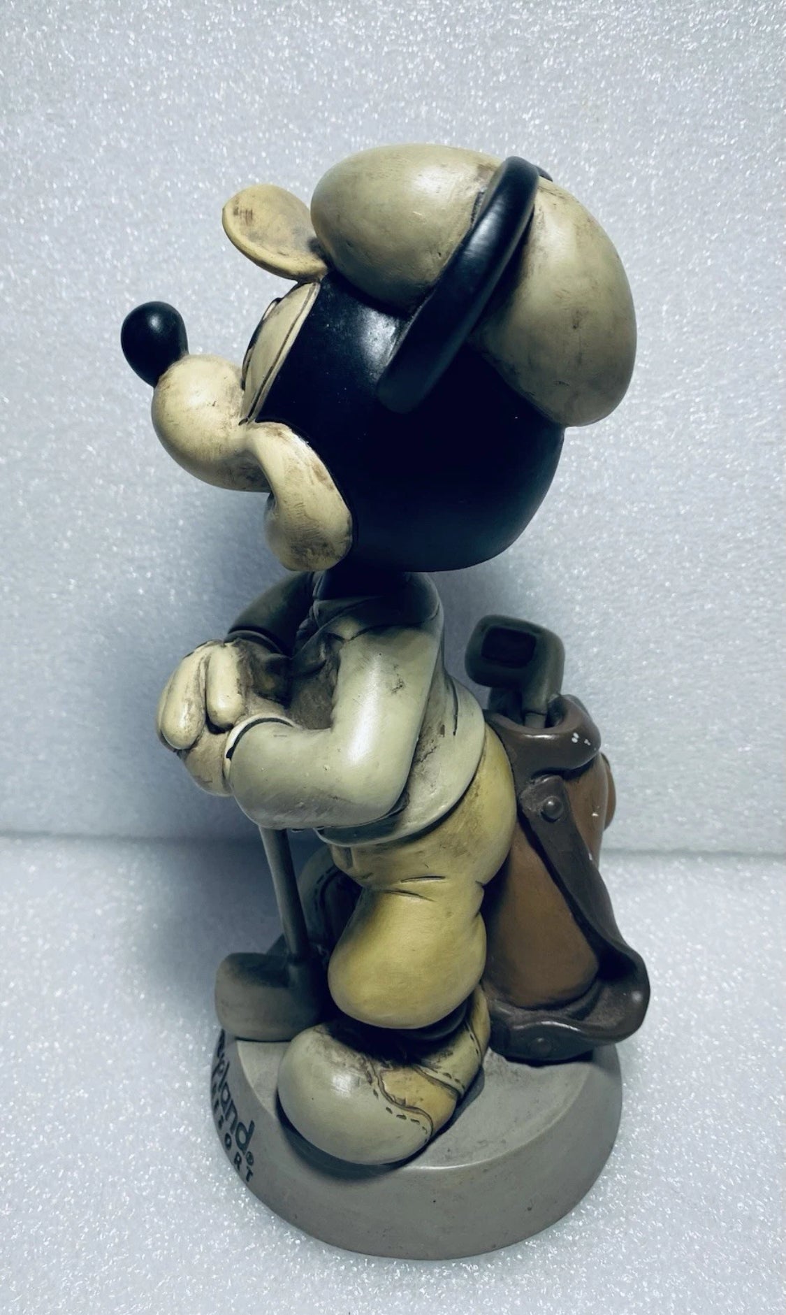 mickey Mouse Golf Figure Walt Disney World Bobble Head, 8 1/4”