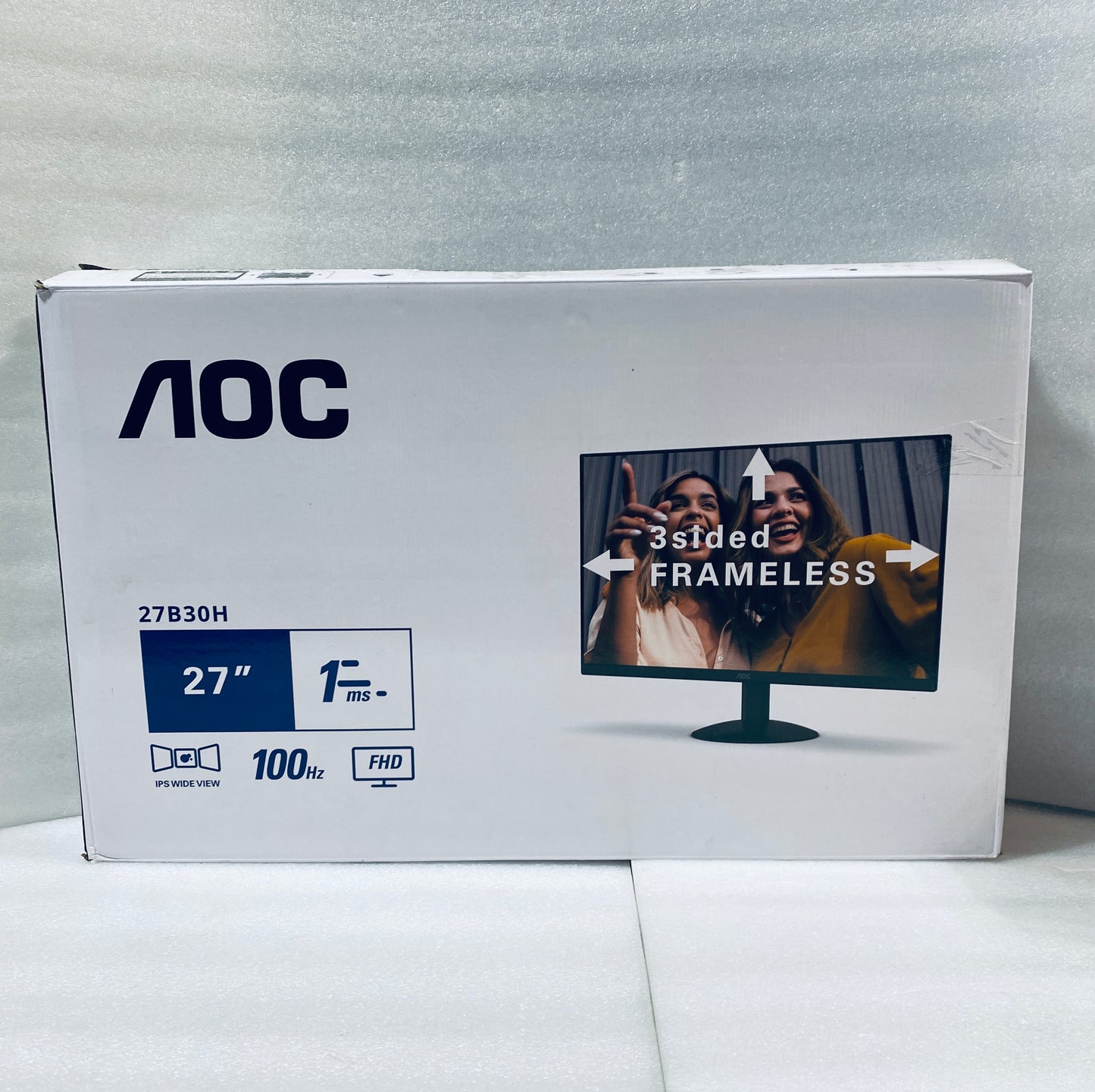 New Other AOC Slim 27” Frameless Monitor 100Hz, IPS, FHD 1920x1080, 27B30H