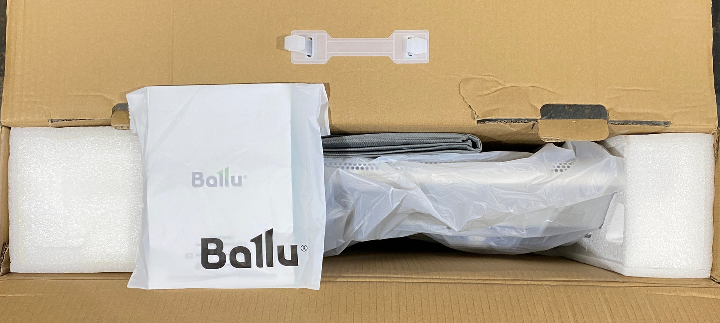 New Other Ballu Mica Electric Panel Infrared Indoor 1500W Space Heater With Program Thermostat, Wifi App Control, Portable Stand & Wall Mountable, Moon White