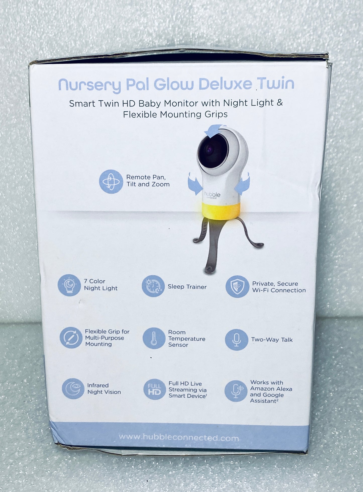 New Other Hubble Connected Nursery Pal Glow Deluxe Twin Smart HD Wifi Cameras, HCSNPGLHDL2
