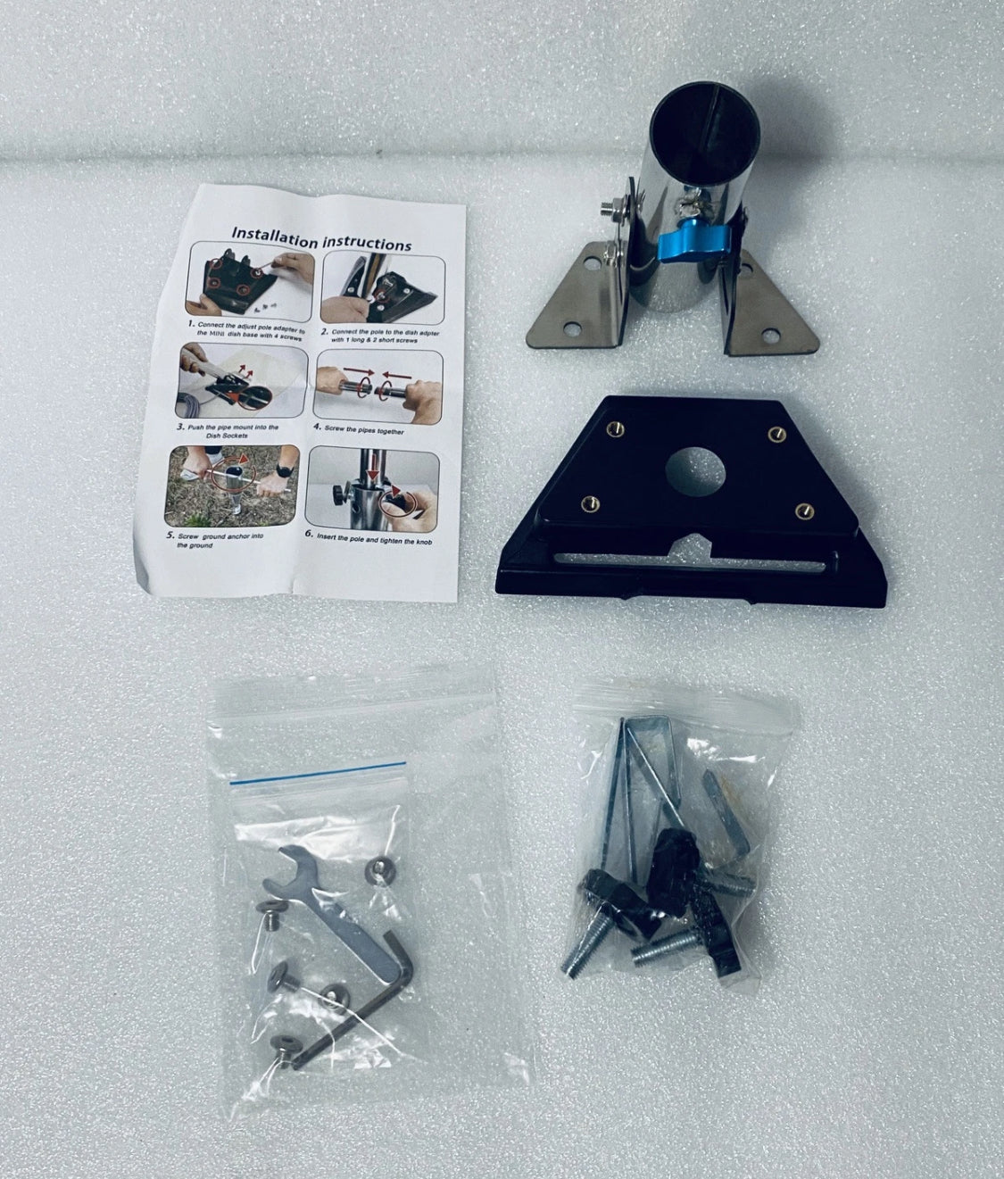 Starlink 3rd Gen 9ft. 1.5" Pipe Diameter Ground Pole Mount Kit
