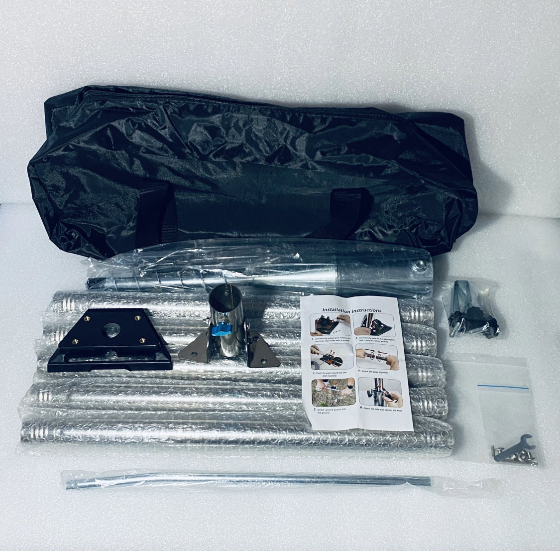 Starlink 3rd Gen 9ft. 1.5" Pipe Diameter Ground Pole Mount Kit
