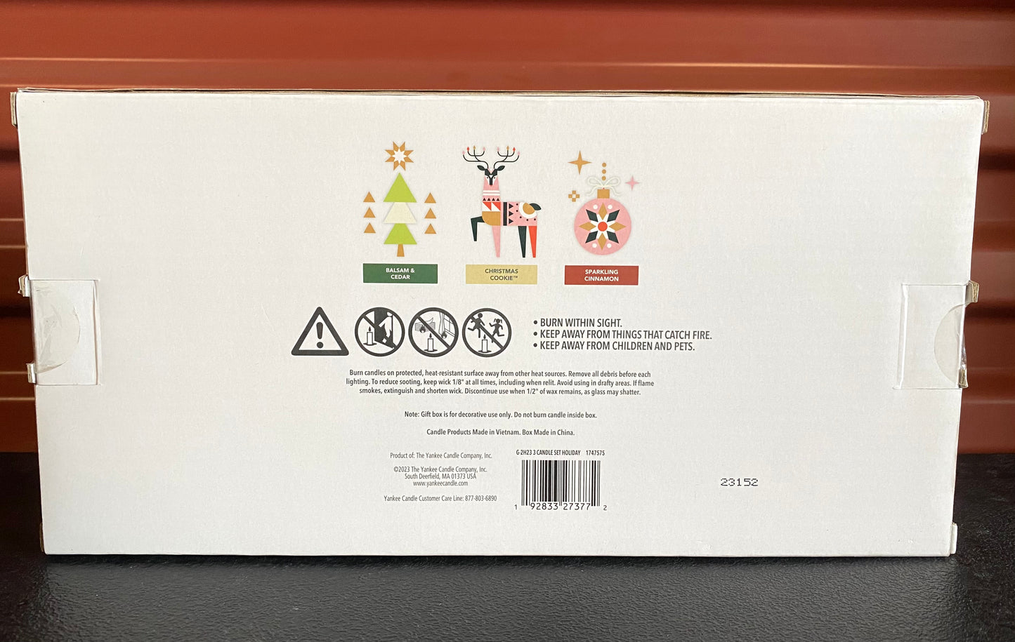 set Of 3 New Other Yankee Candles Christmas Gift Set, 5 oz. Each