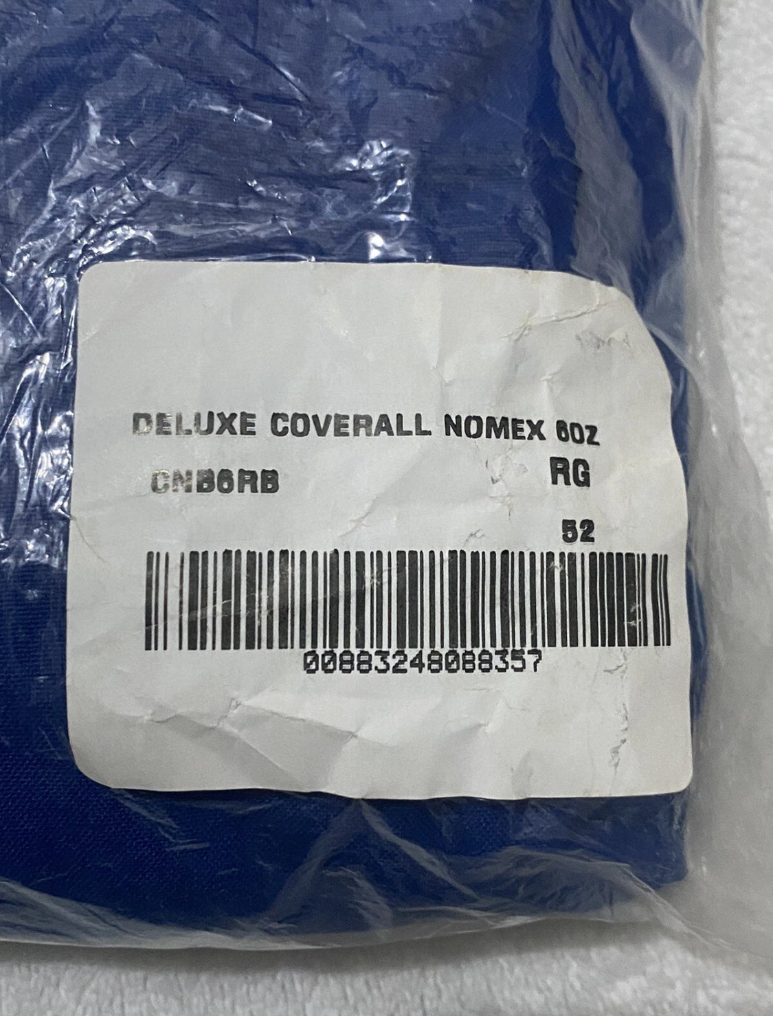 new Other Bulwark Men Blue 56-RG CNB6RB6 Flame Resistant Deluxe Coverall Nomex 6oz