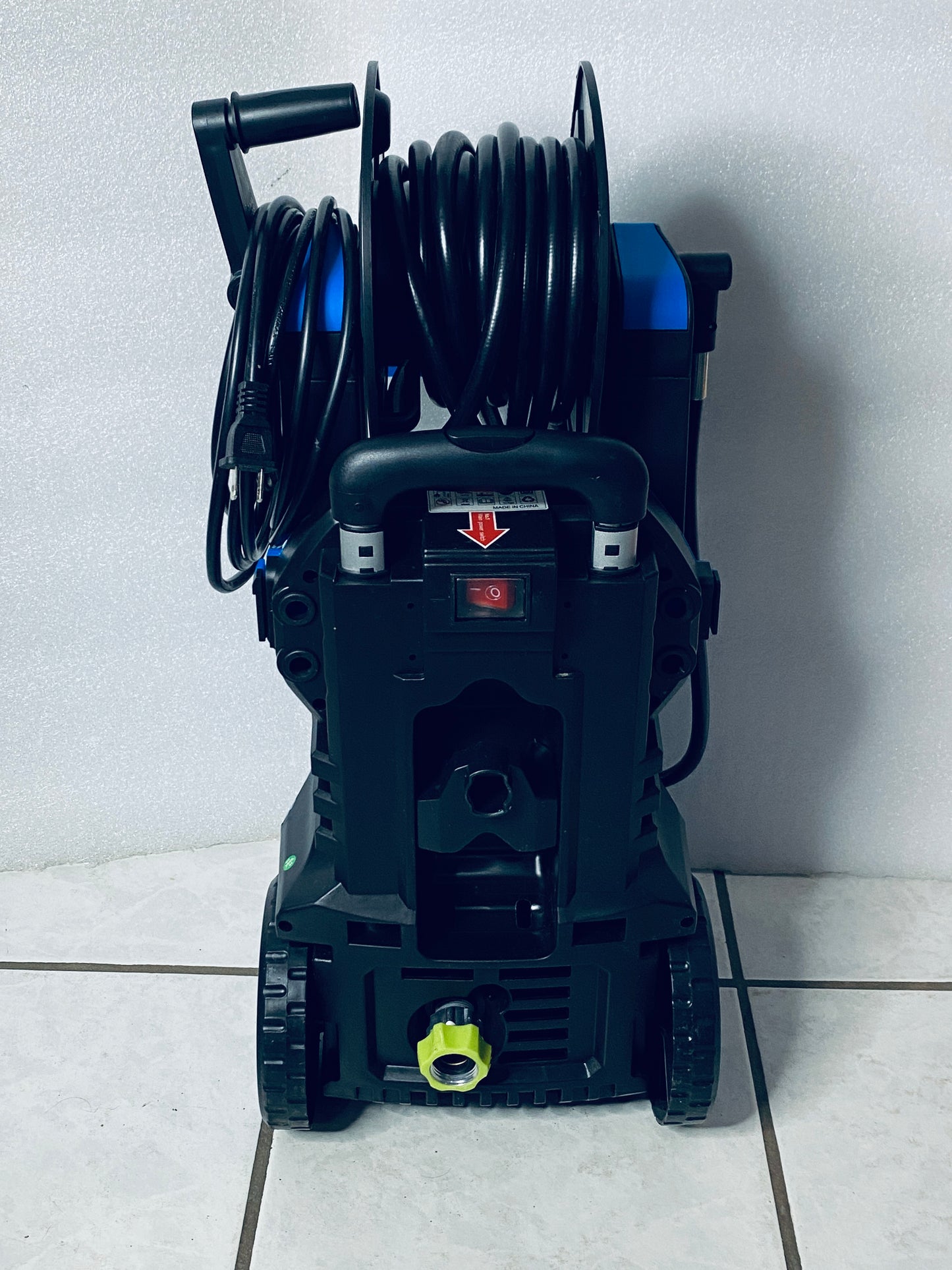 Electric Power Pressure Washer 5000PSI-Max 3.6GPM With Touch Screen, 3 Quick Connect Nozzels & 500ml Foam Cannon, Blue
