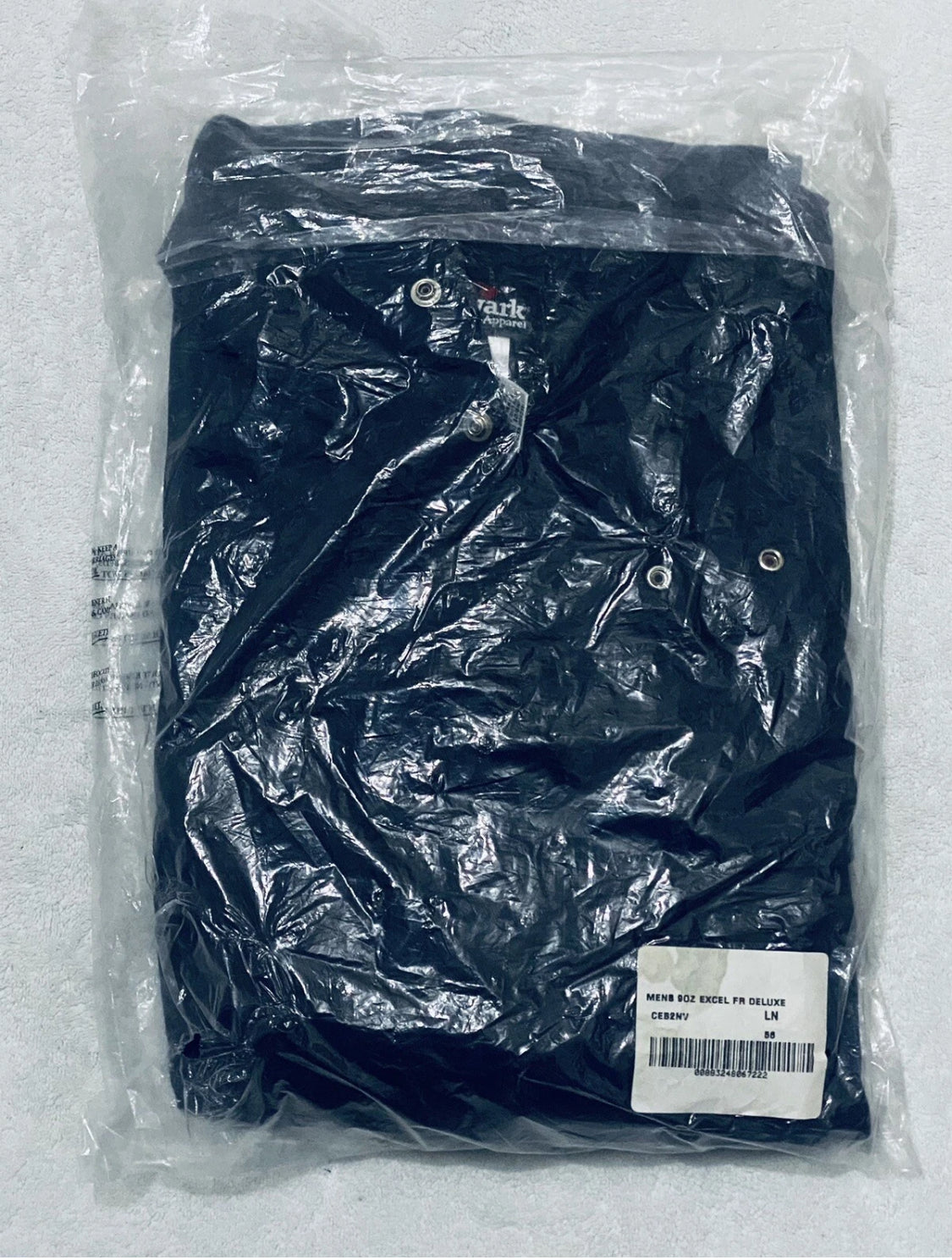 new Other Bulwark Men Navy 56-LN CEB2NV5 Flame Resistant Deluxe Coverall Excel 9oz