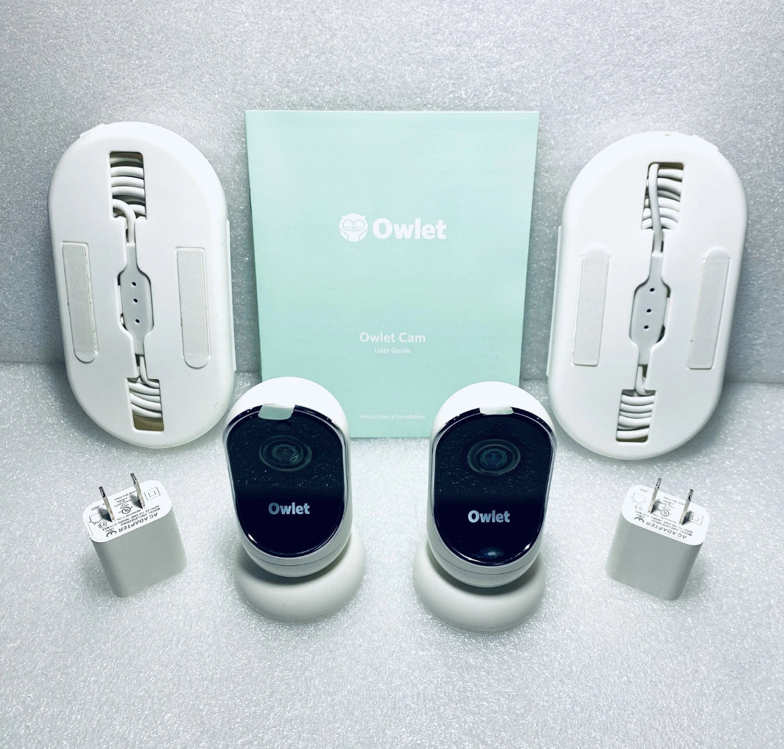 lot Of 2 Owlet Cam Smart 1st Generation Video Baby Monitor Cameras, BC04NNBBYH