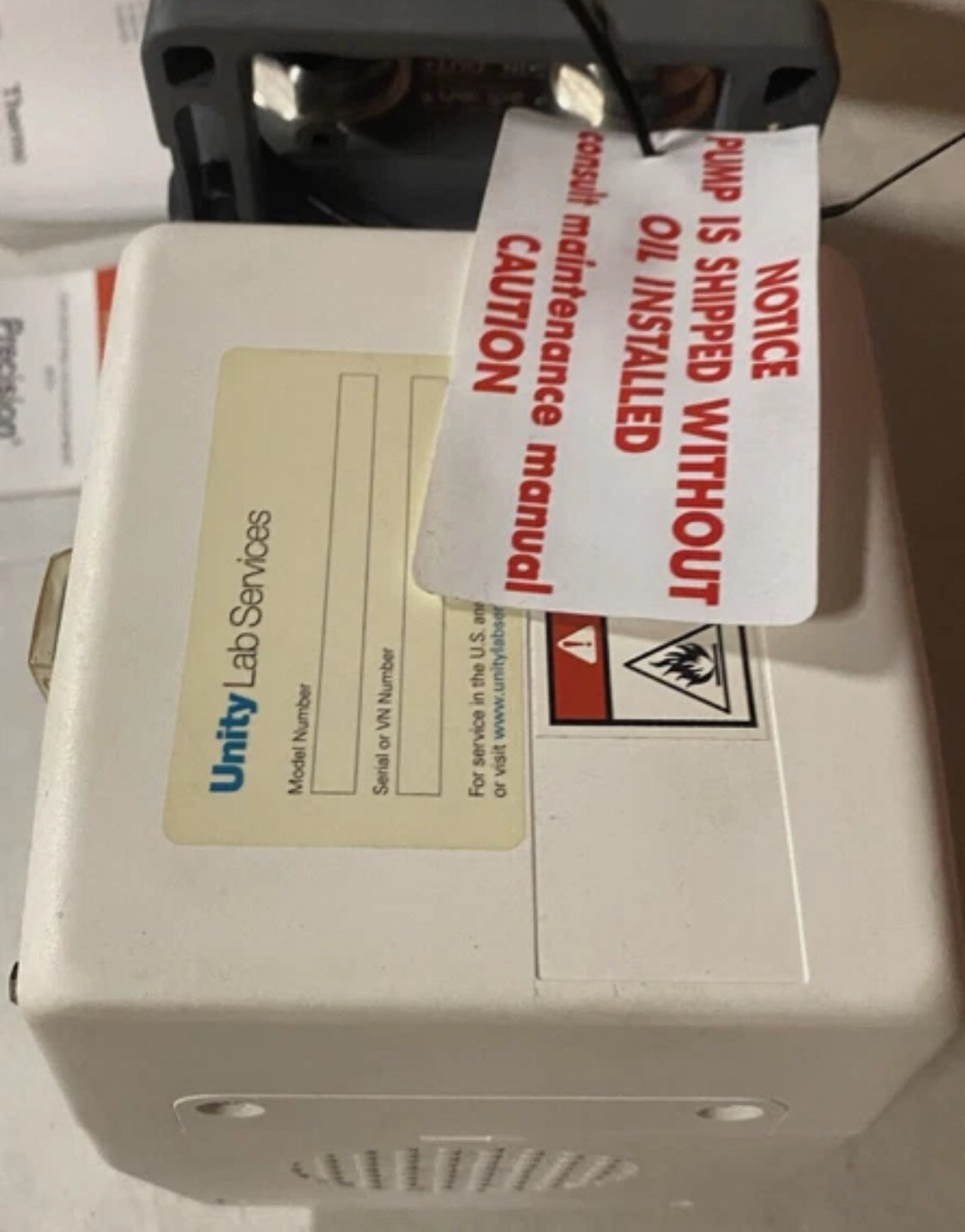new Other Precision Scientific PC200 115/230V 6825 Rotary Vane Type Vacuum Pump, 3166587