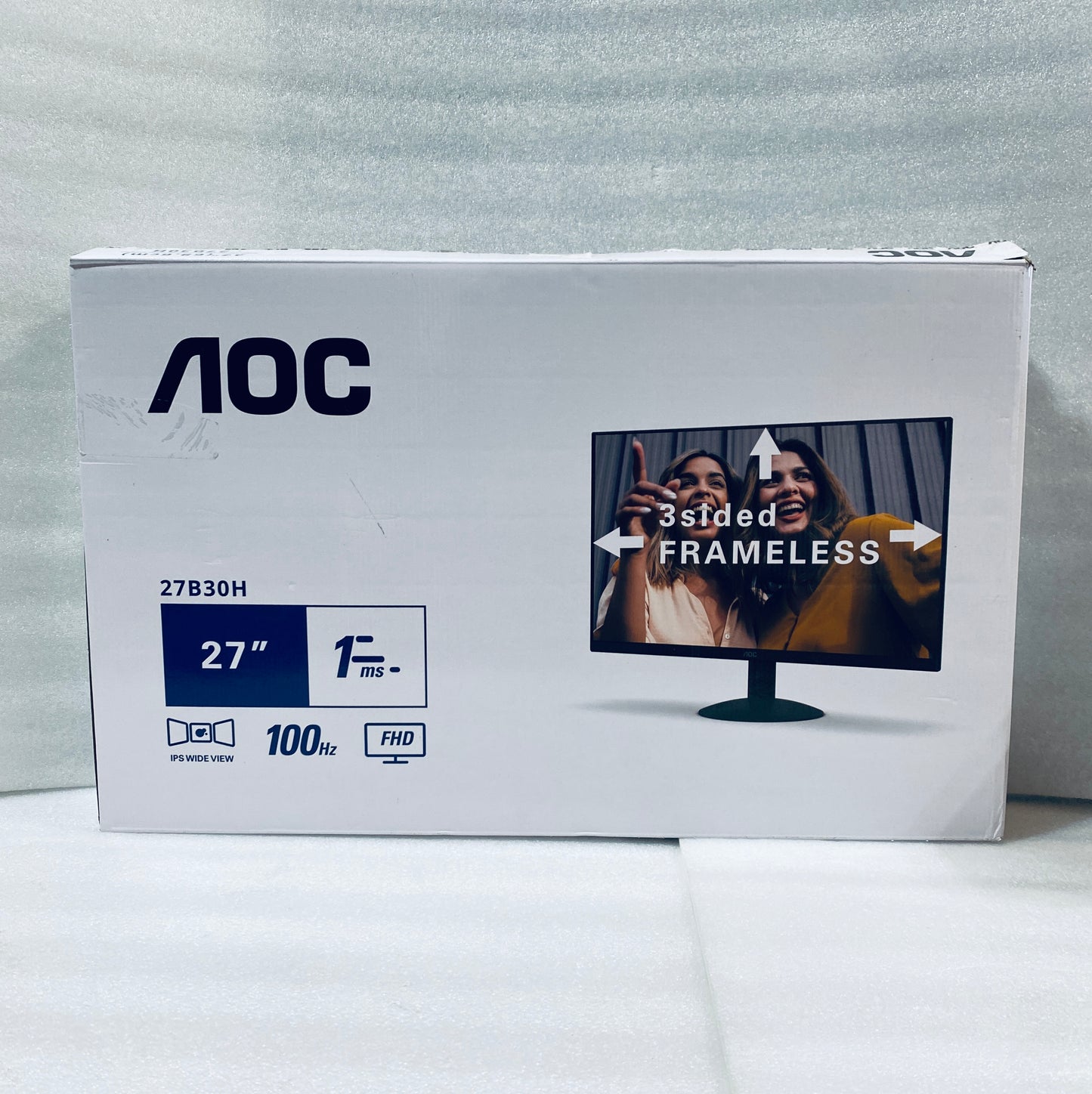 New Other AOC Slim 27” Frameless Monitor 100Hz, IPS, FHD 1920x1080, 27B30H