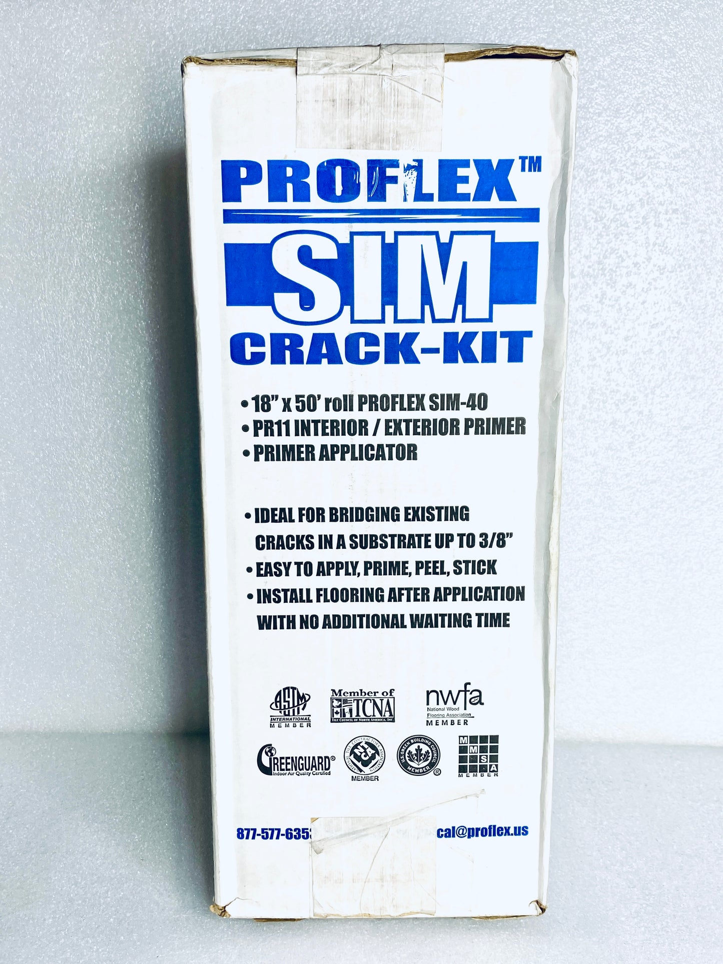 new Proflex 18" x 50' Roll 40 mil Underlayment For Tile, Stone, Brick & Wood Flooring, PR11