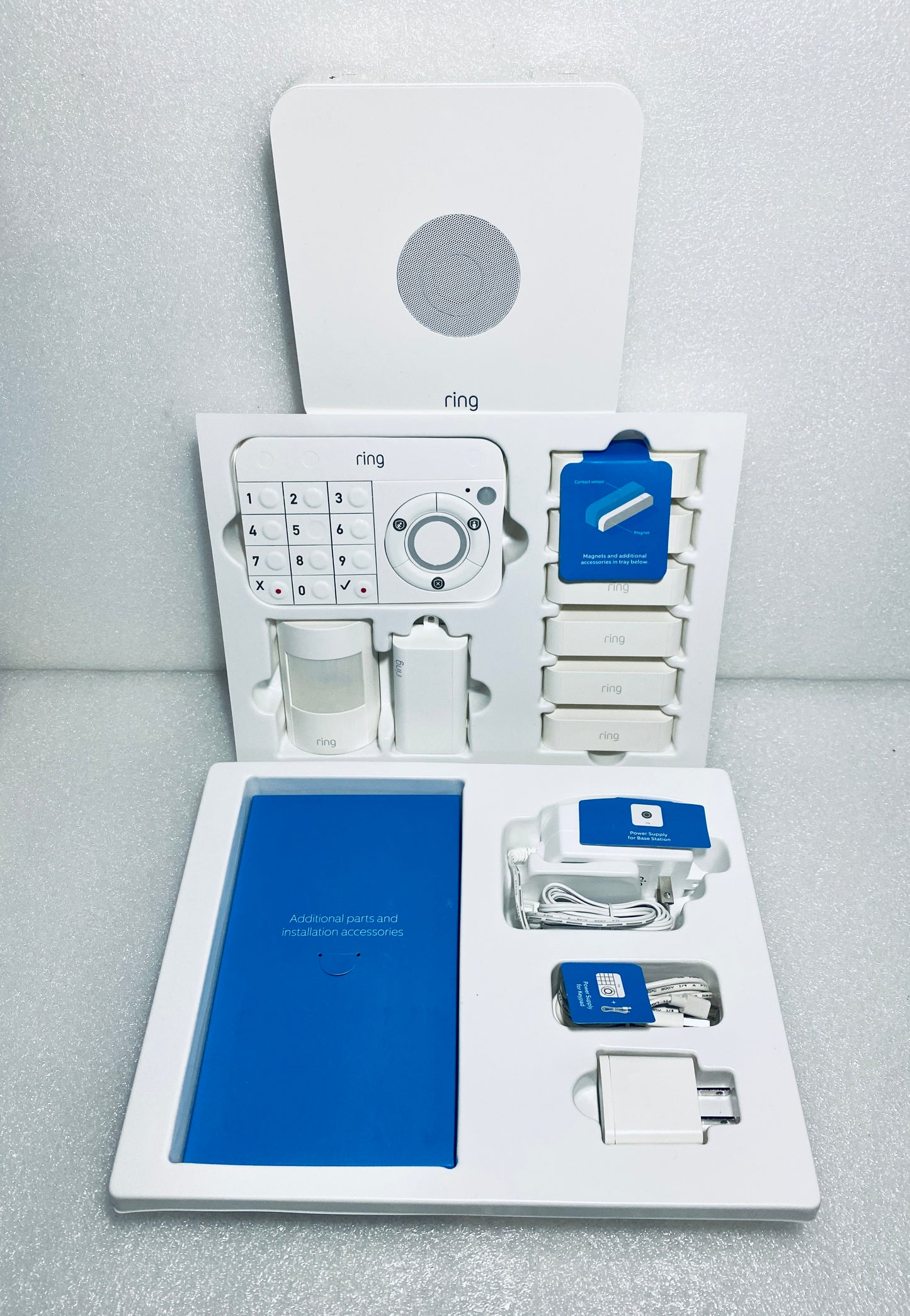 Ring 10Pc Wireless Home Alarm Security System Kit, Grade A