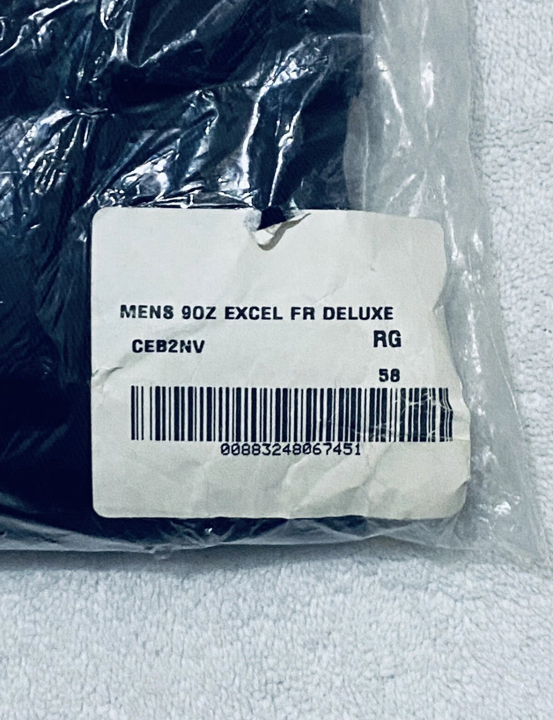 new Other Bulwark Men Navy 58-RG CEB2NV5 Flame Resistant Deluxe Coverall Excel 9oz