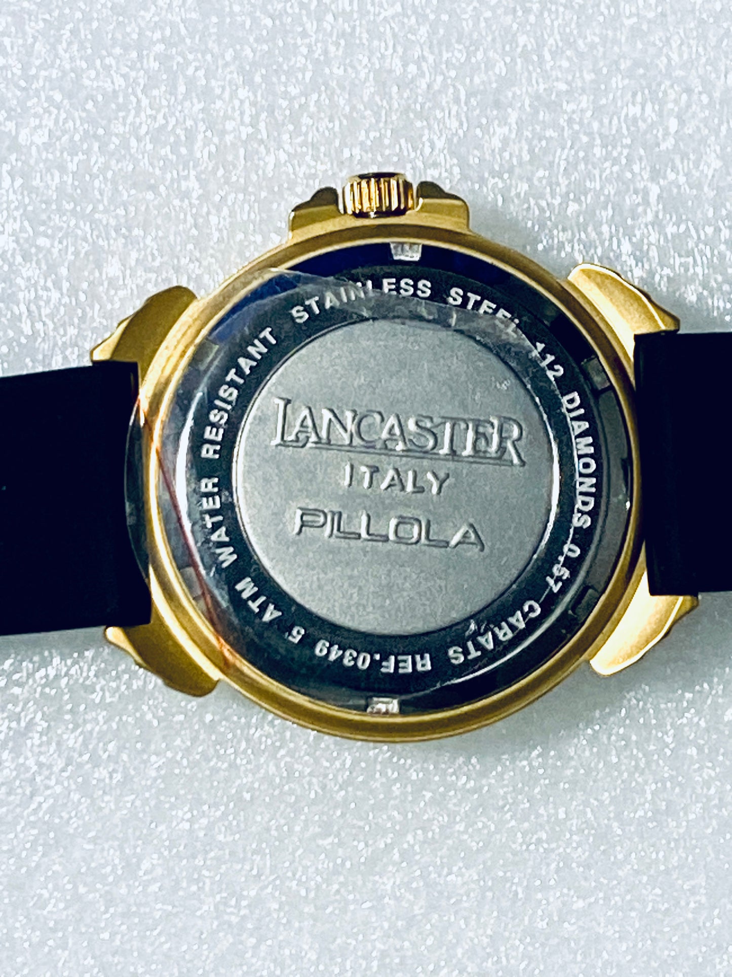 Lancaster Gold Plated Stainless Steel Pillola Women's Watch, REF.0349