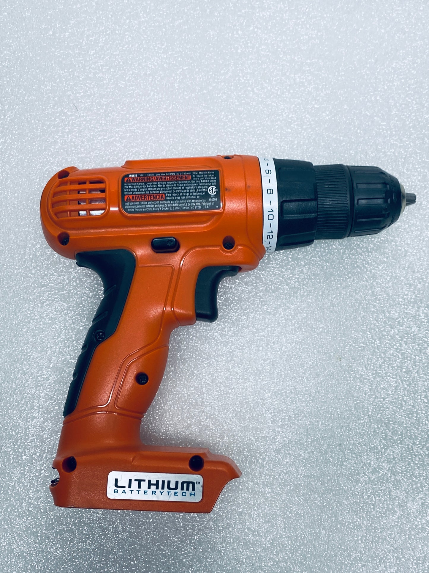 Lot Of 4 BLACK+DECKER 20V Cordless Drill/Driver, Leaf Blower, String Trimmer/Edger & Power Connect 2.0Ah Lithium Ion Battery