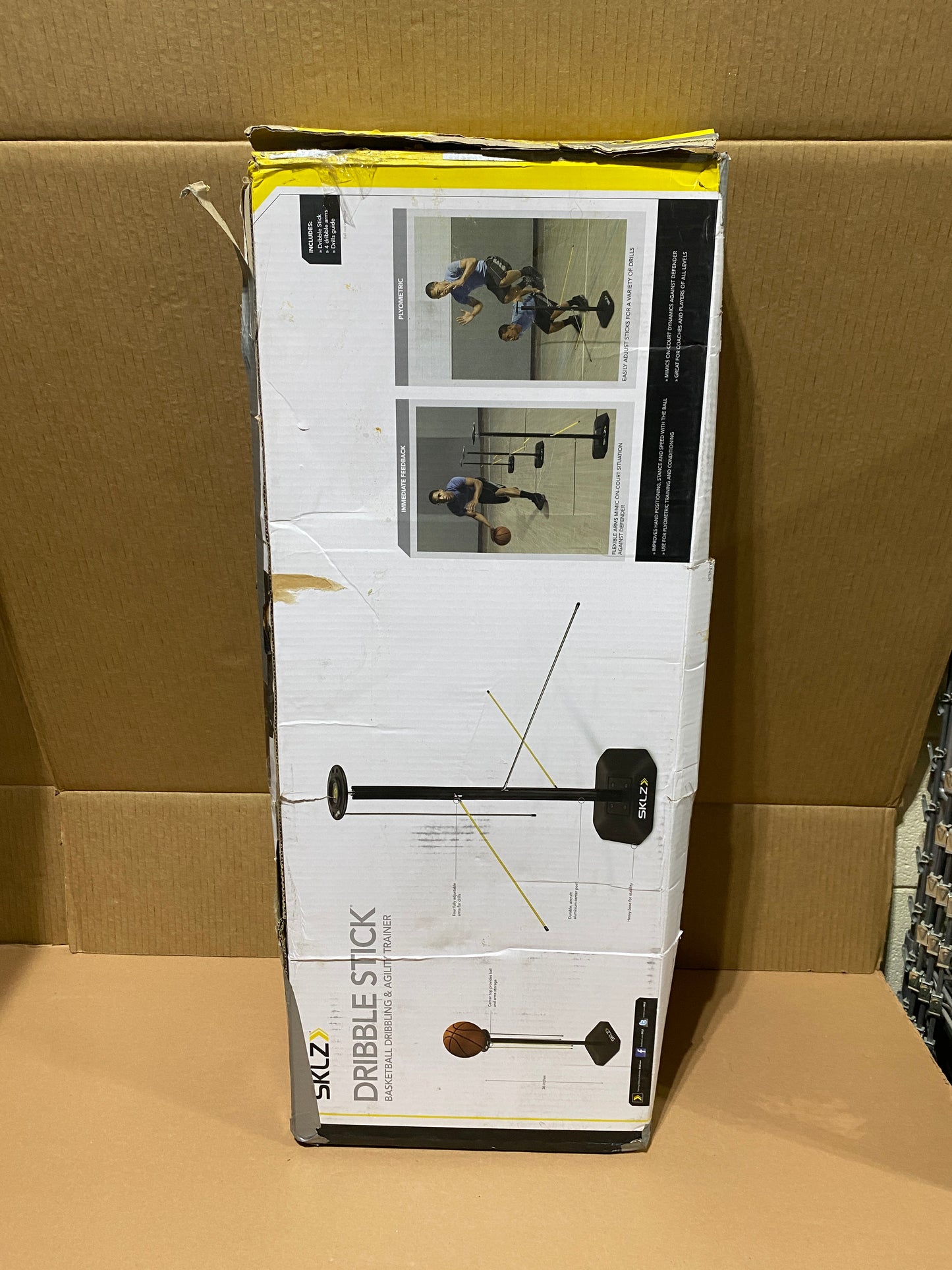 SKLZ Dribble Stick Adjustable Height Basketball Dribble Trainer