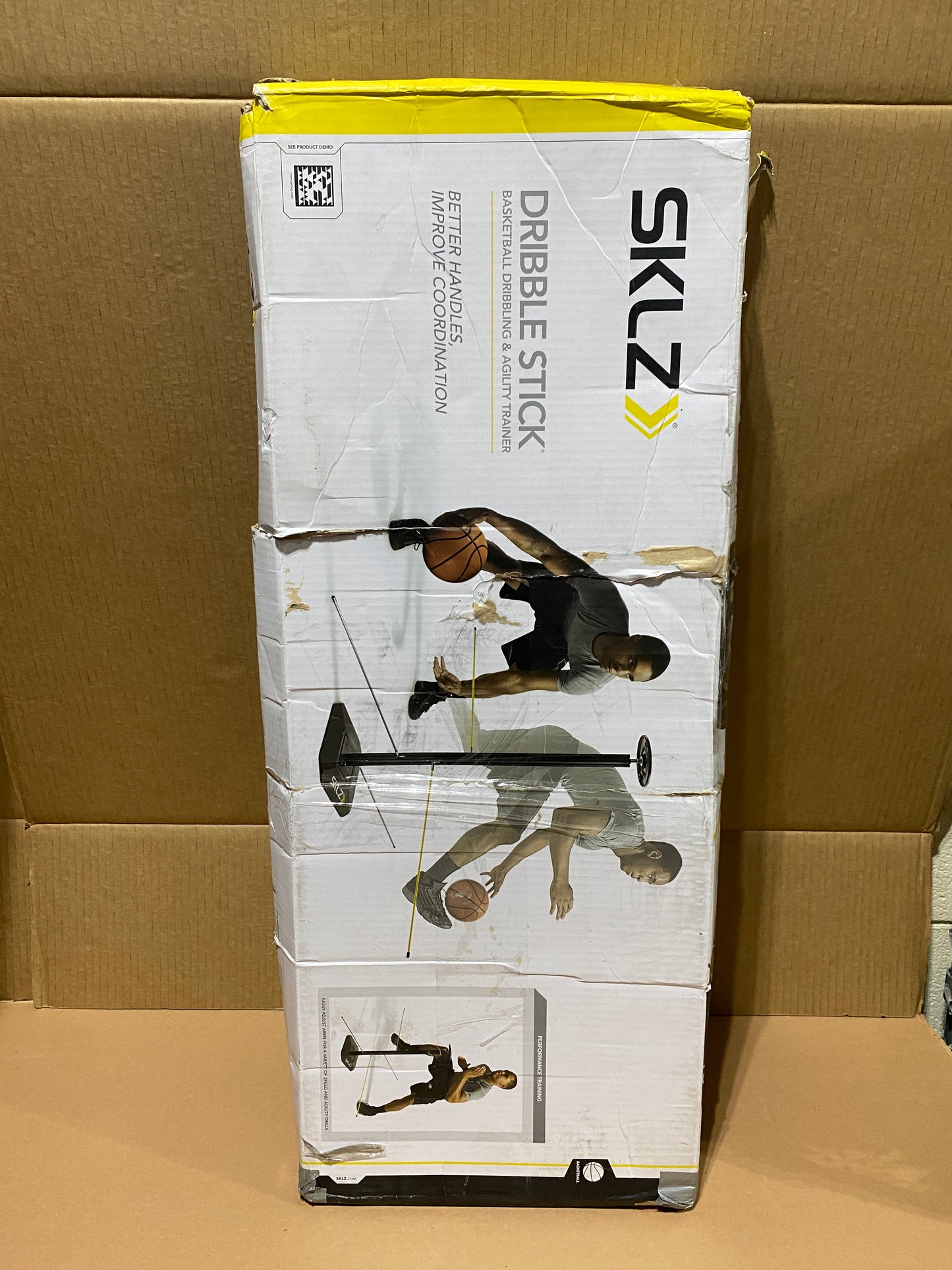 SKLZ Dribble Stick Adjustable Height Basketball Dribble Trainer