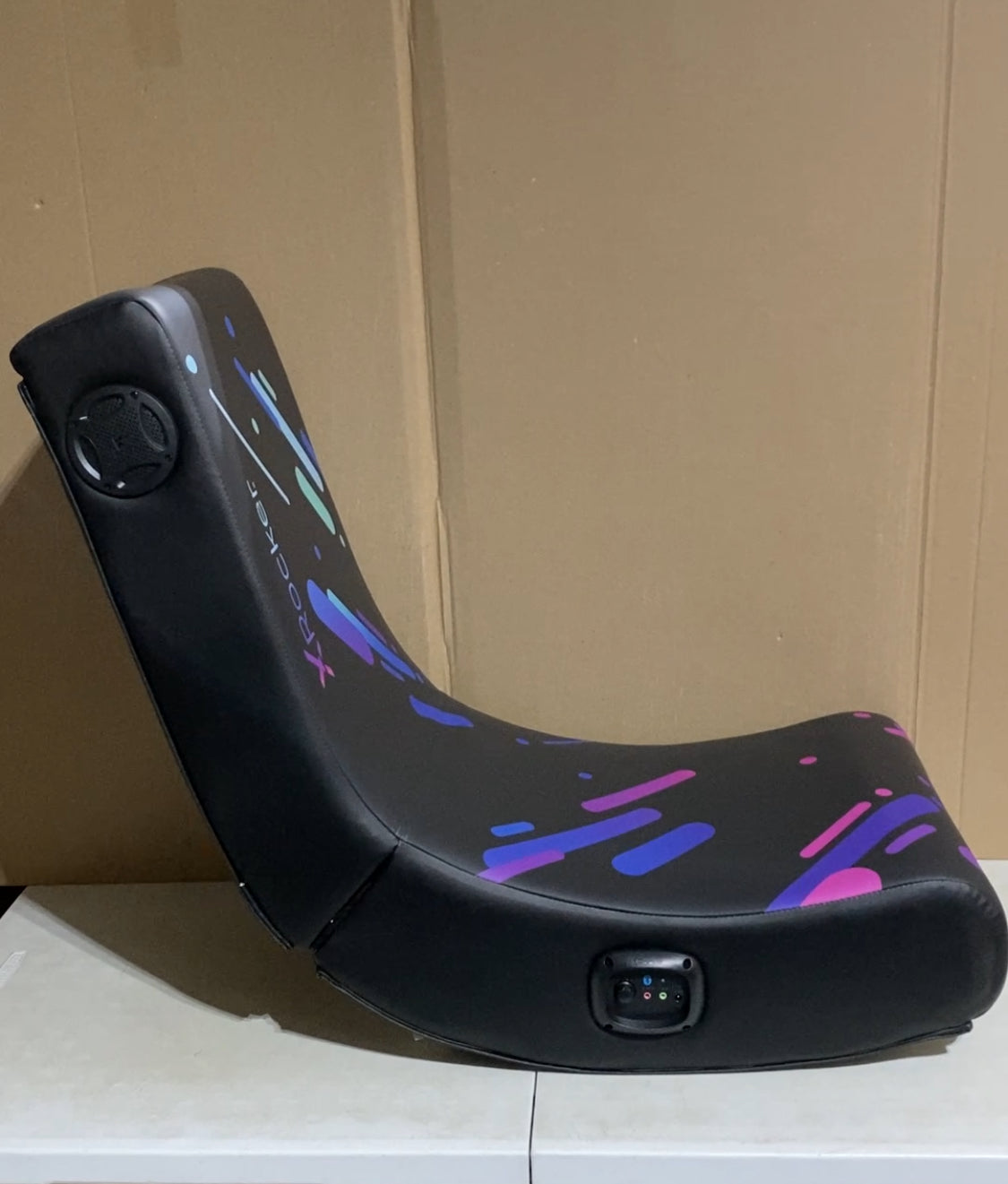 New Other X Rocker Galaxy 2.0 Bluetooth Foldable Rocking Video Gaming Floor Chair With Two Built-In Speakers