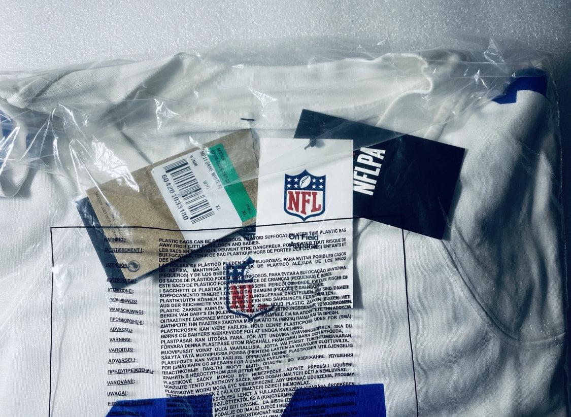 new Nike NFL Men's Engineered Micah Parsons #11 Dallas Cowboys White Jersey, XL