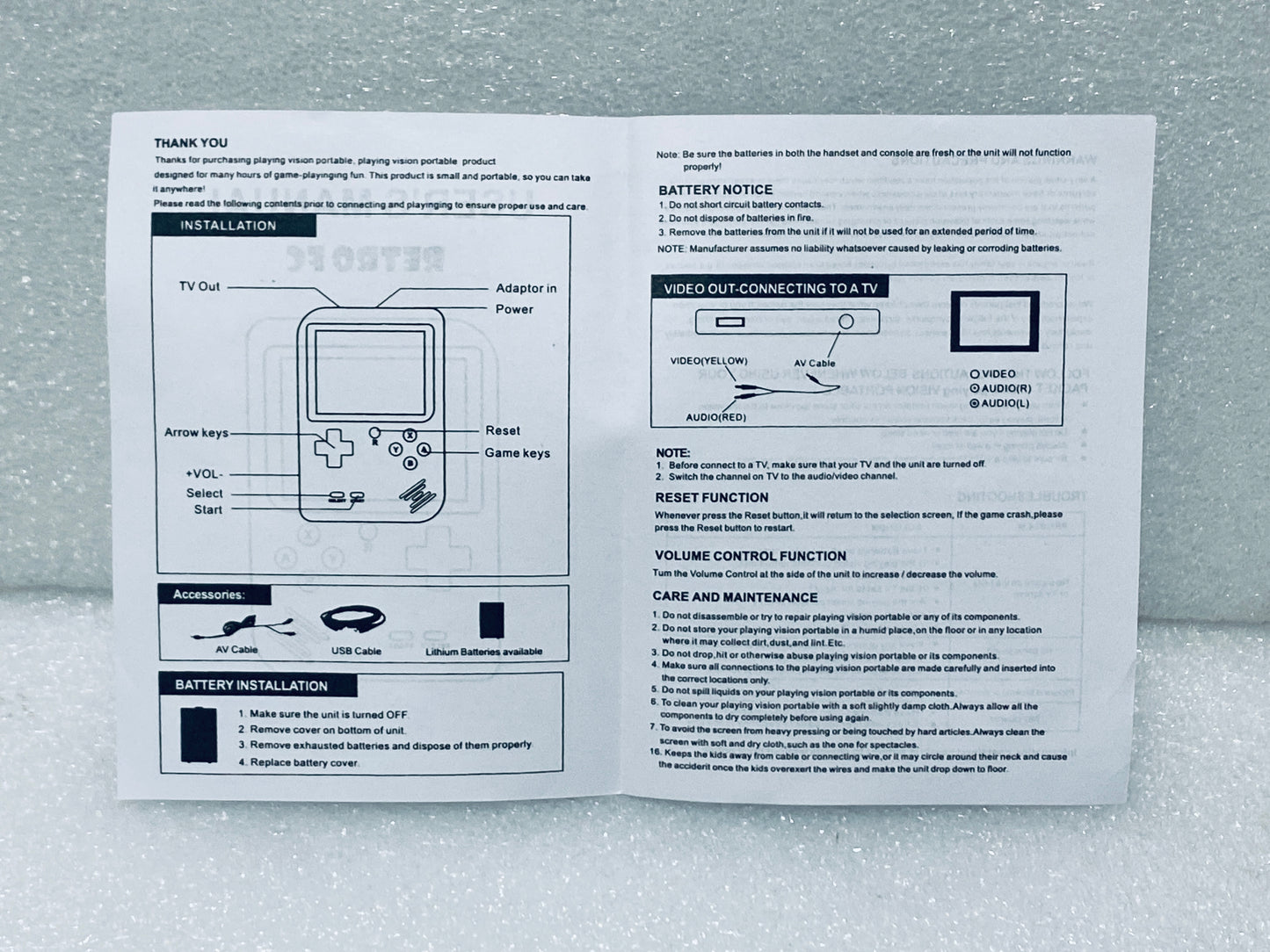 New Sup Plus Clear Handheld Game Console, 400 Games in 1