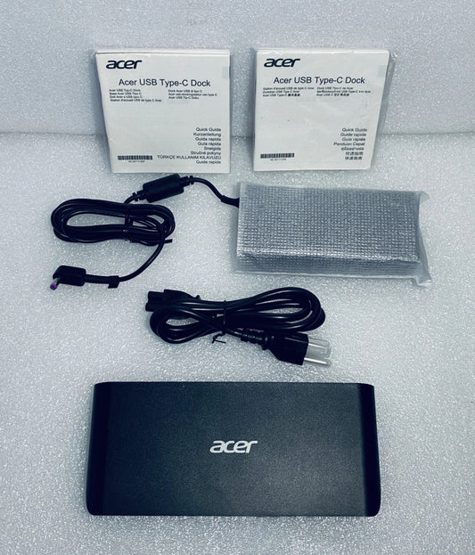 acer USB Type-C Black Docking Station With AC Adapter, GPD02