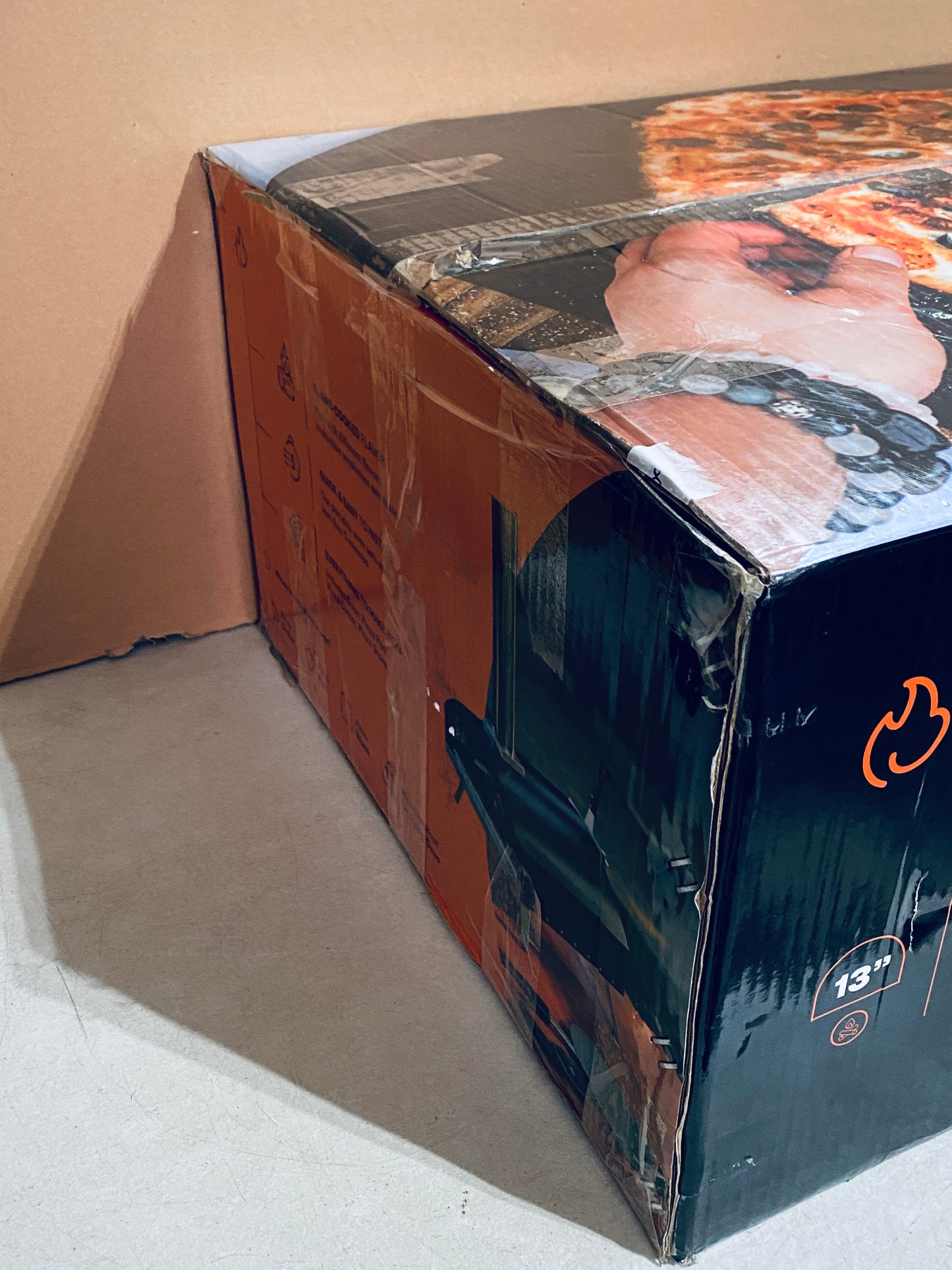 New Other Stoke 13" Wood Fired Outdoor Patio Pizza Oven With Cover, Pizza Peel, Cutter & Stone