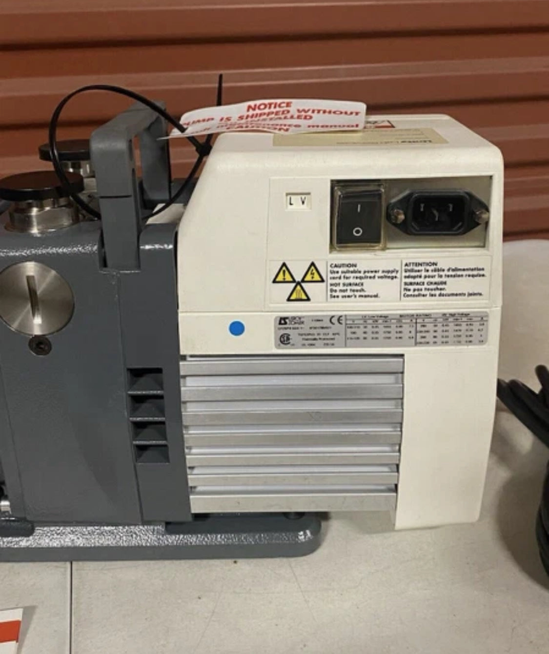 new Other Precision Scientific PC200 115/230V 6825 Rotary Vane Type Vacuum Pump, 3166587