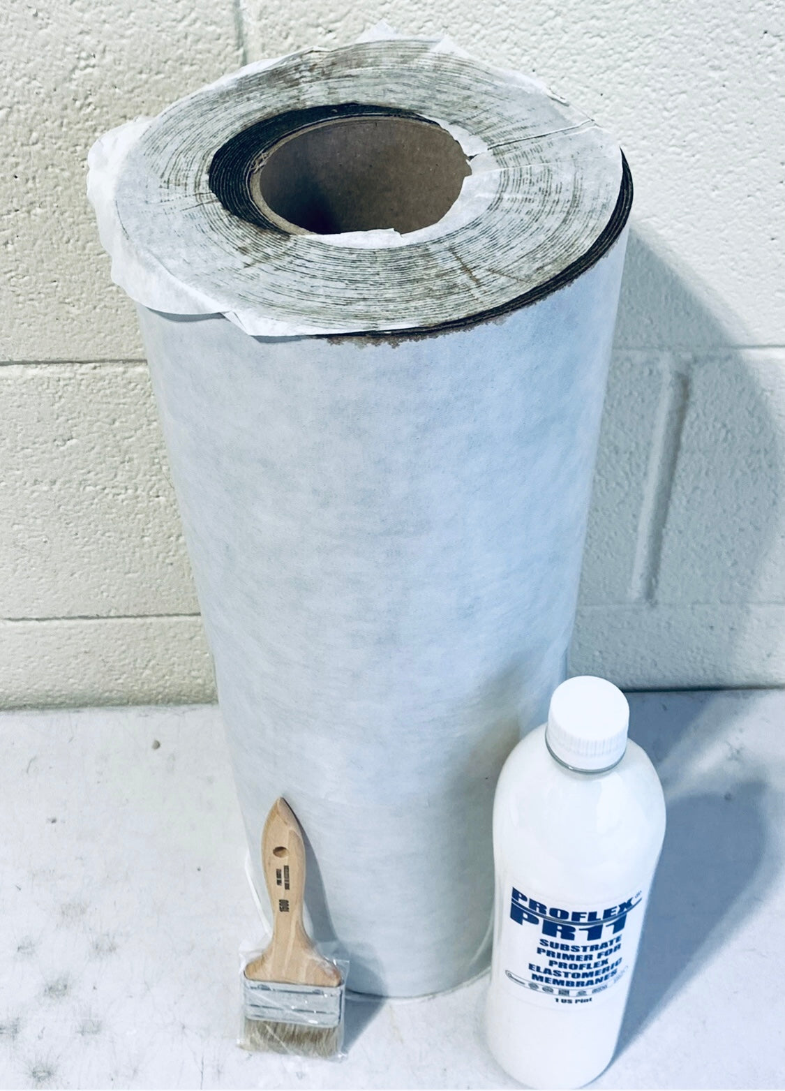 new Proflex 18" x 50' Roll 40 mil Underlayment For Tile, Stone, Brick & Wood Flooring, PR11