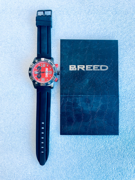 Breed Grand Prix Men’s Black Watch, BRD3909