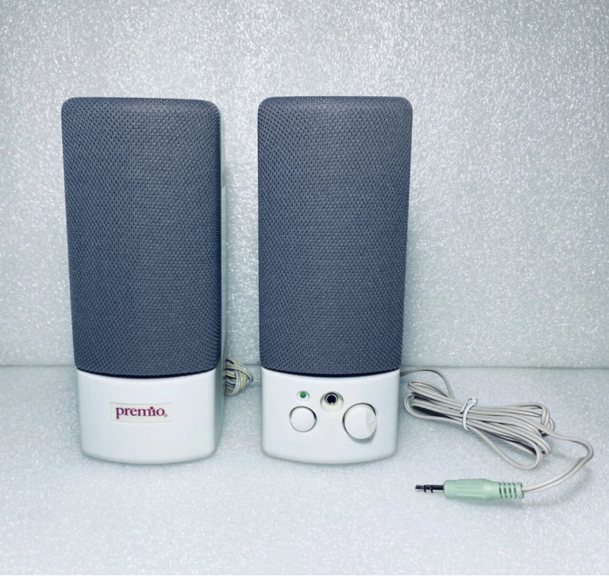 lot Of 2 Premio 616A 16W Multimedia Speakers
