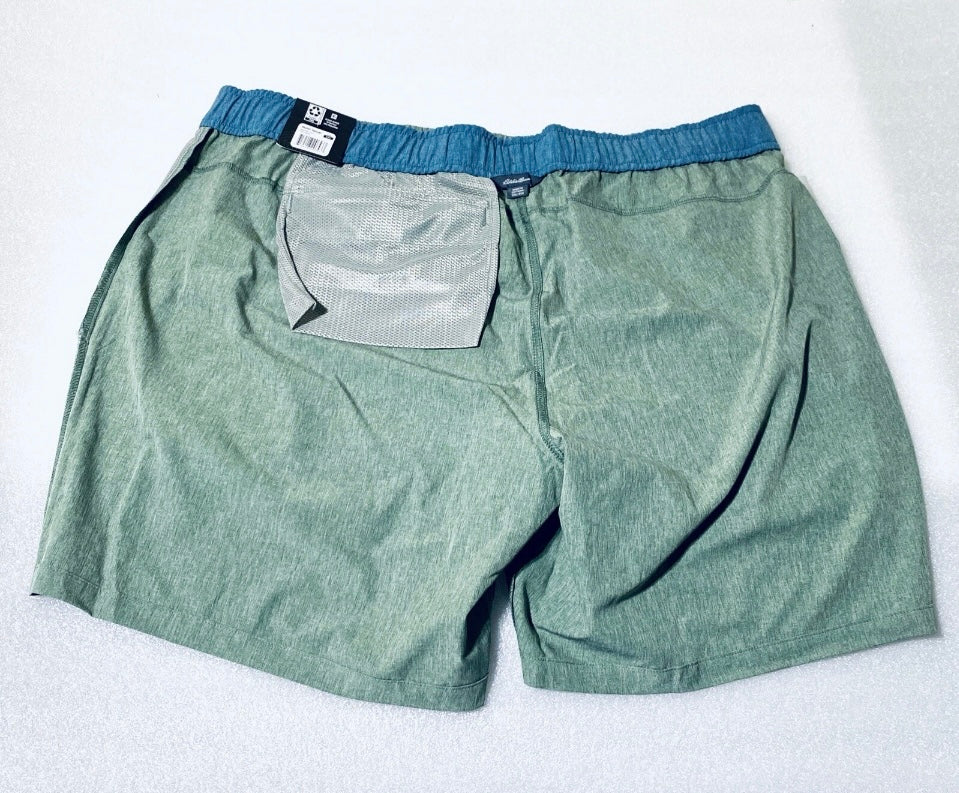 new With Tags Eddie Bauer Men's Drawstring Waist Pull On Short, Size XXL
