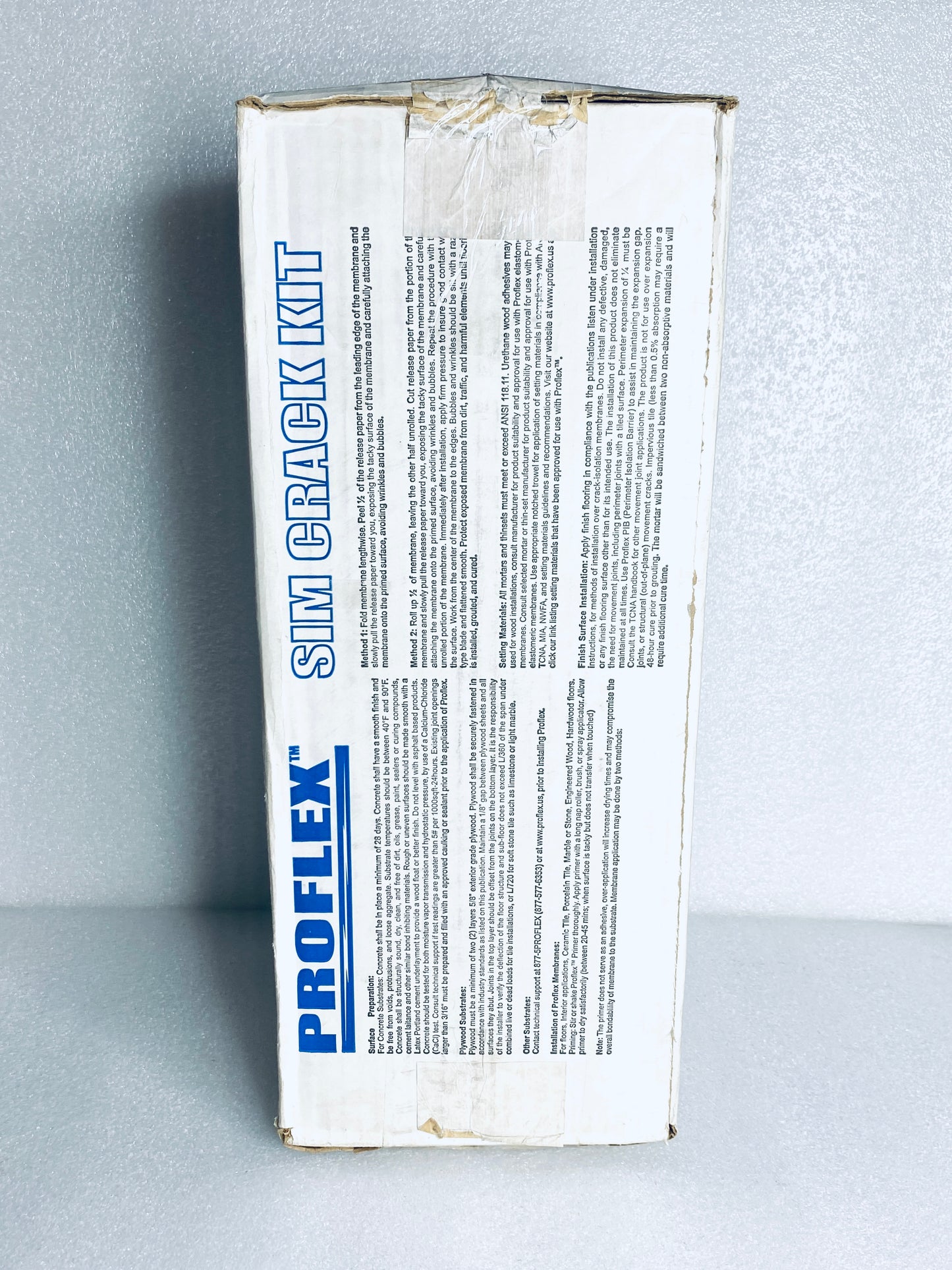 new Proflex 18" x 50' Roll 40 mil Underlayment For Tile, Stone, Brick & Wood Flooring, PR11