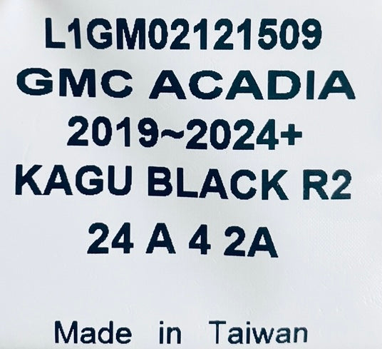 new Other 3D MAXpider Custom Fit KAGU Floor Black Mats Compatible With GMC ACADIA 2017-2023, 2nd & 3rd Row