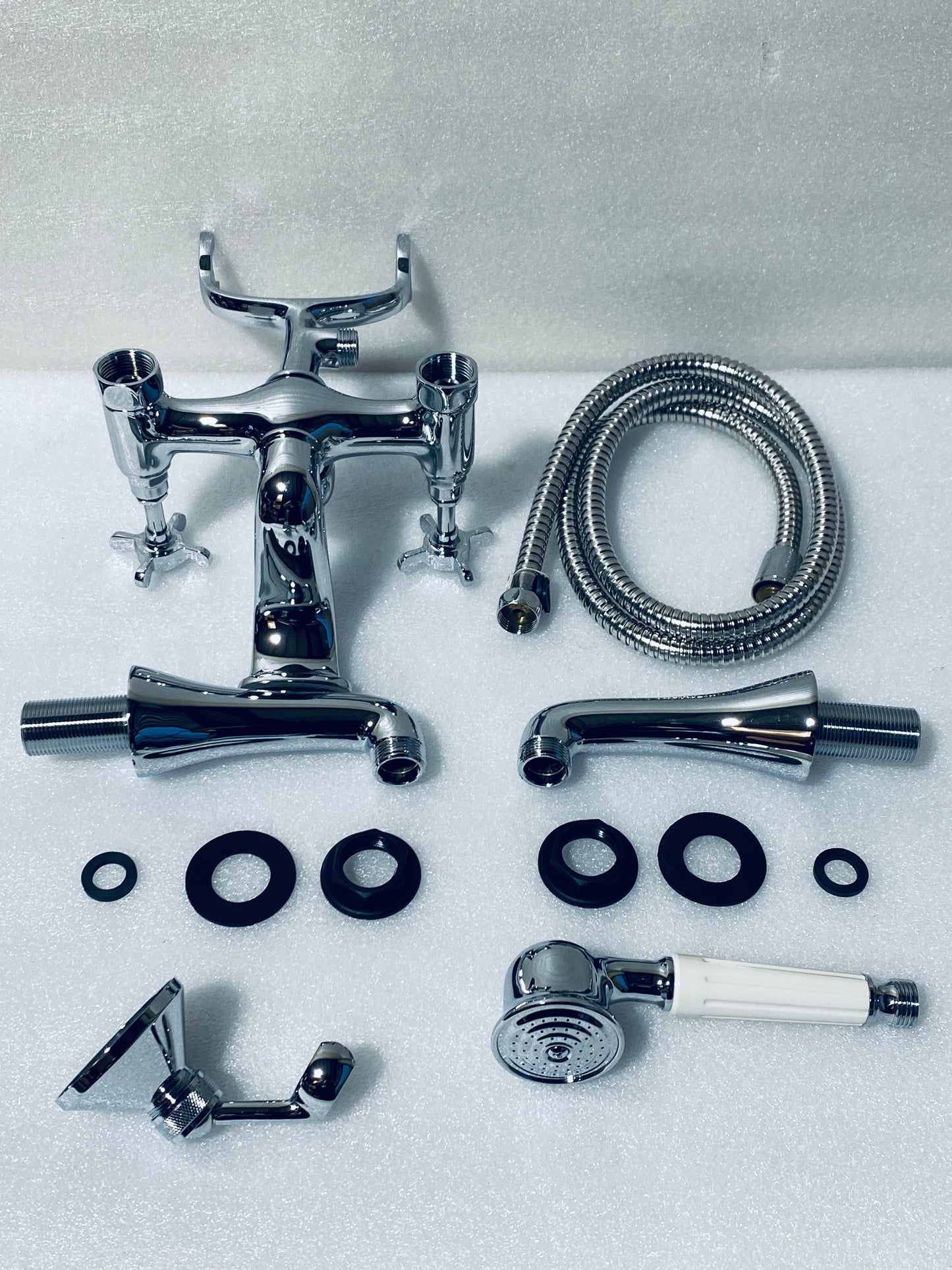 new Other Westminster Traditional Chrome Freestanding Bath Shower Mixer