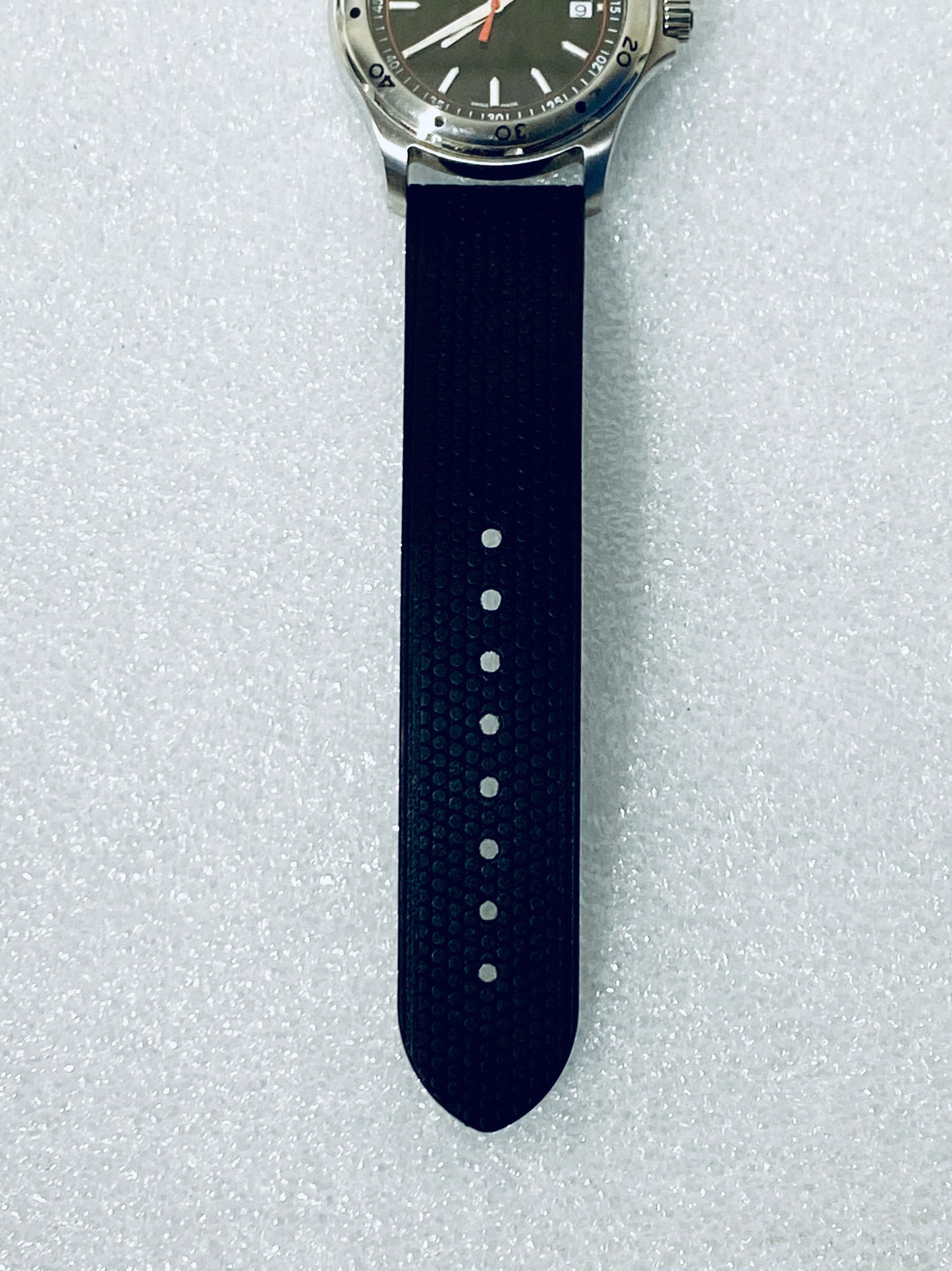 Movado Series 800 Black/Orange Dial Men's Watch, 2600099