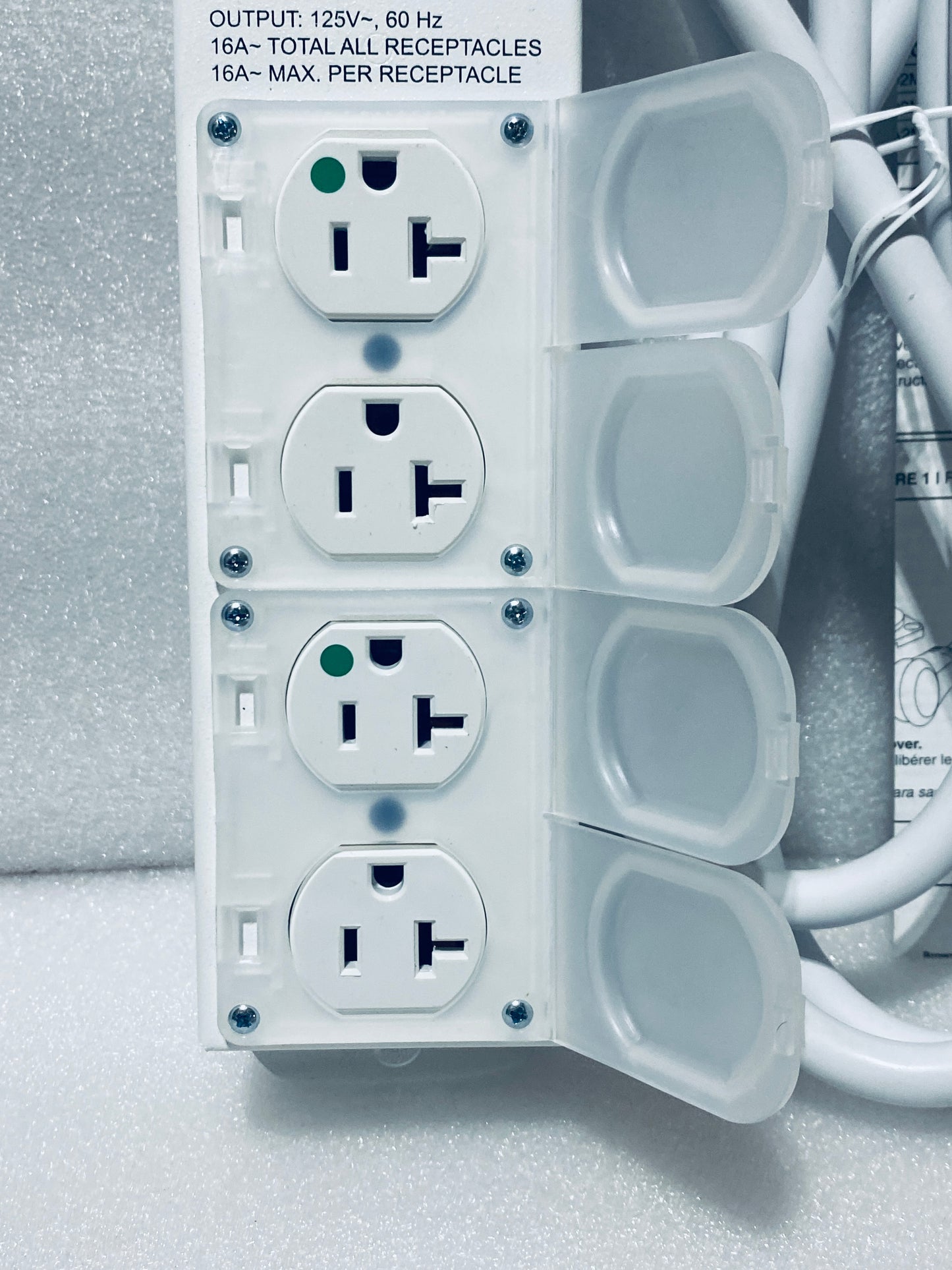 New Other Leviton 7Ft. Medical Grade 4 (TR) Outlet Power Strip, 5304M-2N7
