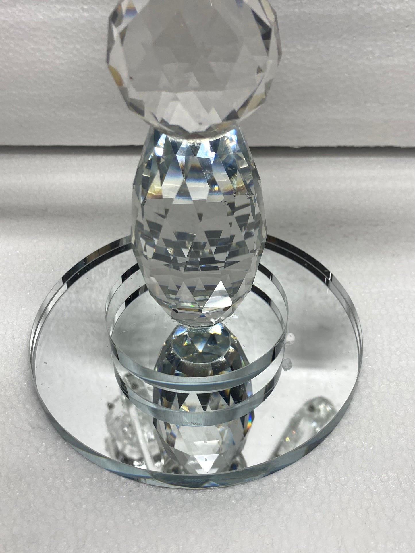 new Other Allgala Crystal Candle Holder Taper Candlestick Candelabra Centerpiece