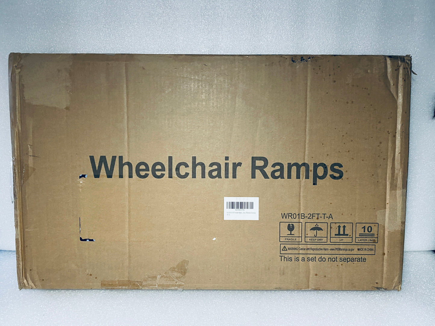 New Other Fachnuo 2ft. Portable/Foldable Non-Skid Aluminum Handicap Ramp With Handle, 800LB Capacity