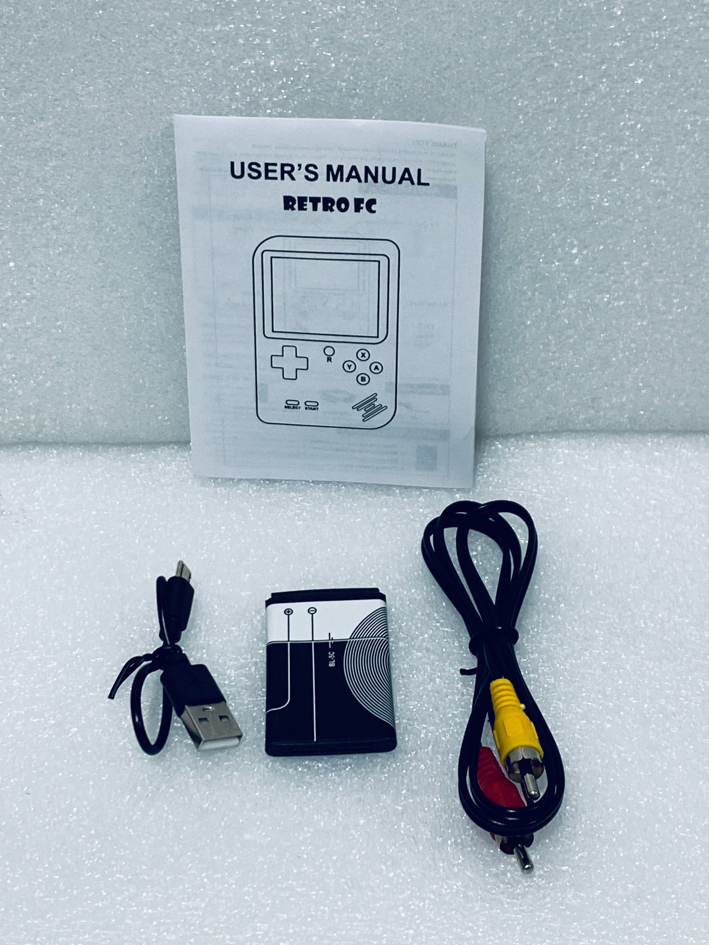 New Sup Plus Clear Handheld Game Console, 400 Games in 1
