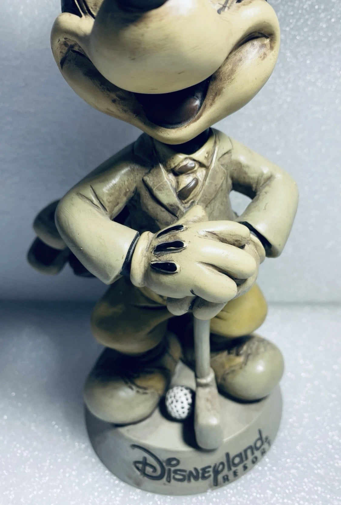 mickey Mouse Golf Figure Walt Disney World Bobble Head, 8 1/4”
