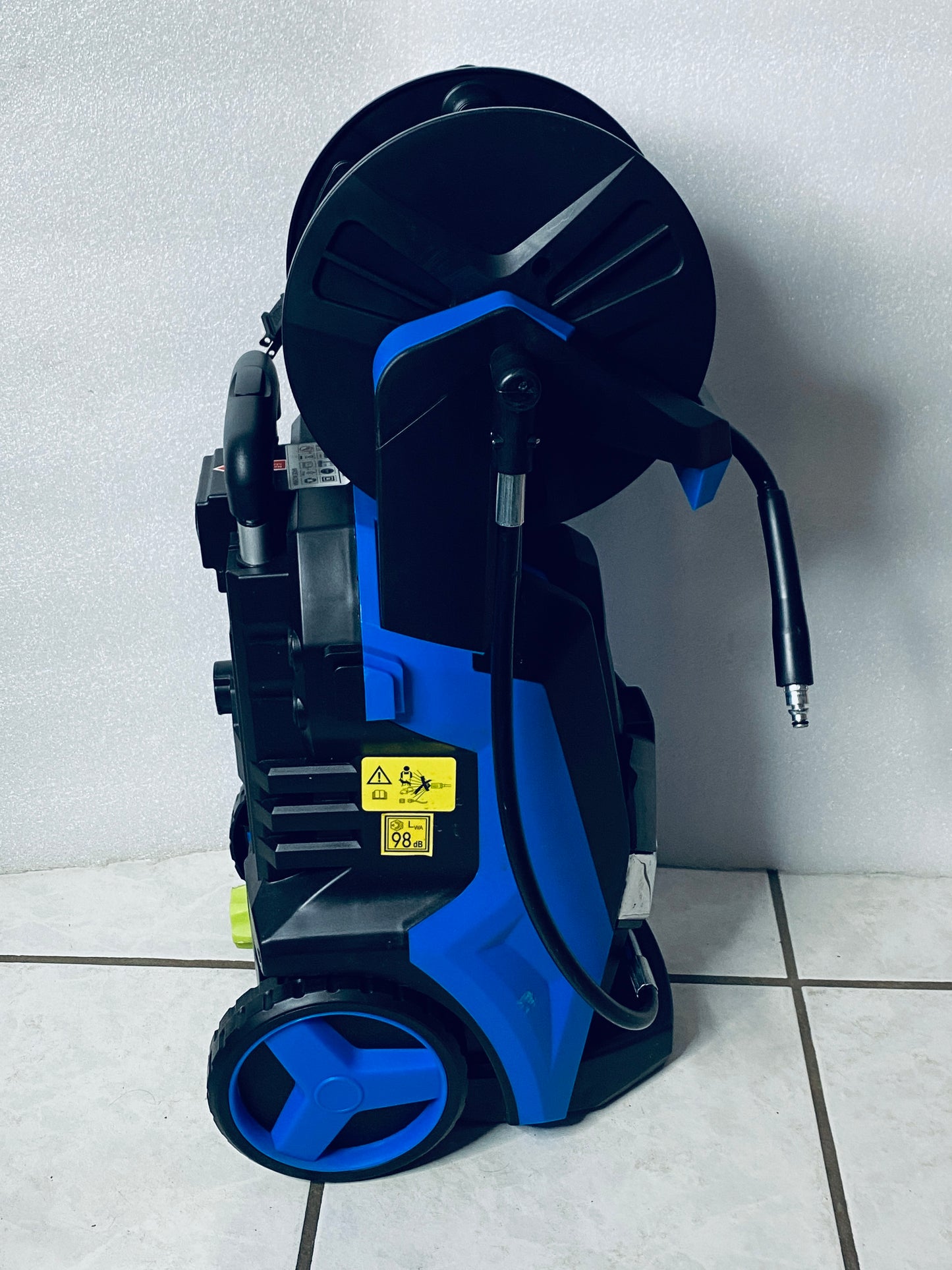 Electric Power Pressure Washer 5000PSI-Max 3.6GPM With Touch Screen, 3 Quick Connect Nozzels & 500ml Foam Cannon, Blue