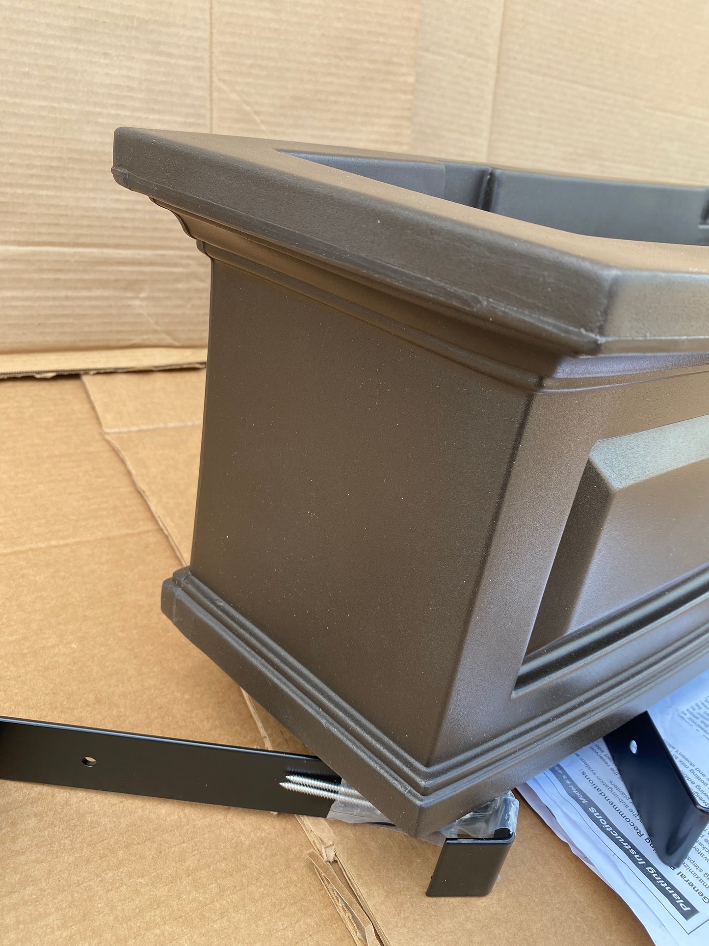 New Other Mayne Nantucket 4' Espresso Window Box Outside Planter For Flowers, 4831-ES