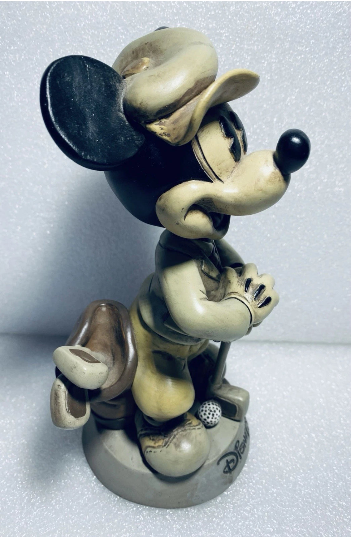 mickey Mouse Golf Figure Walt Disney World Bobble Head, 8 1/4”