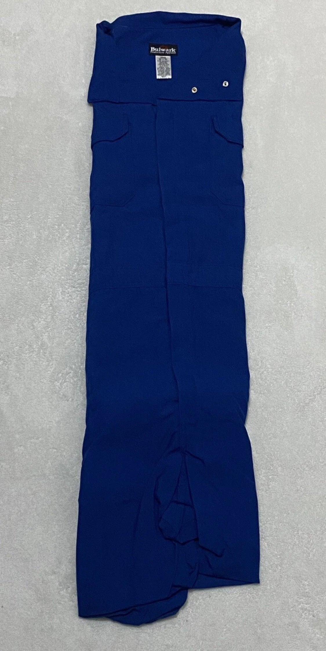 new Other Bulwark Men Blue 56-RG CNB6RB6 Flame Resistant Deluxe Coverall Nomex 6oz