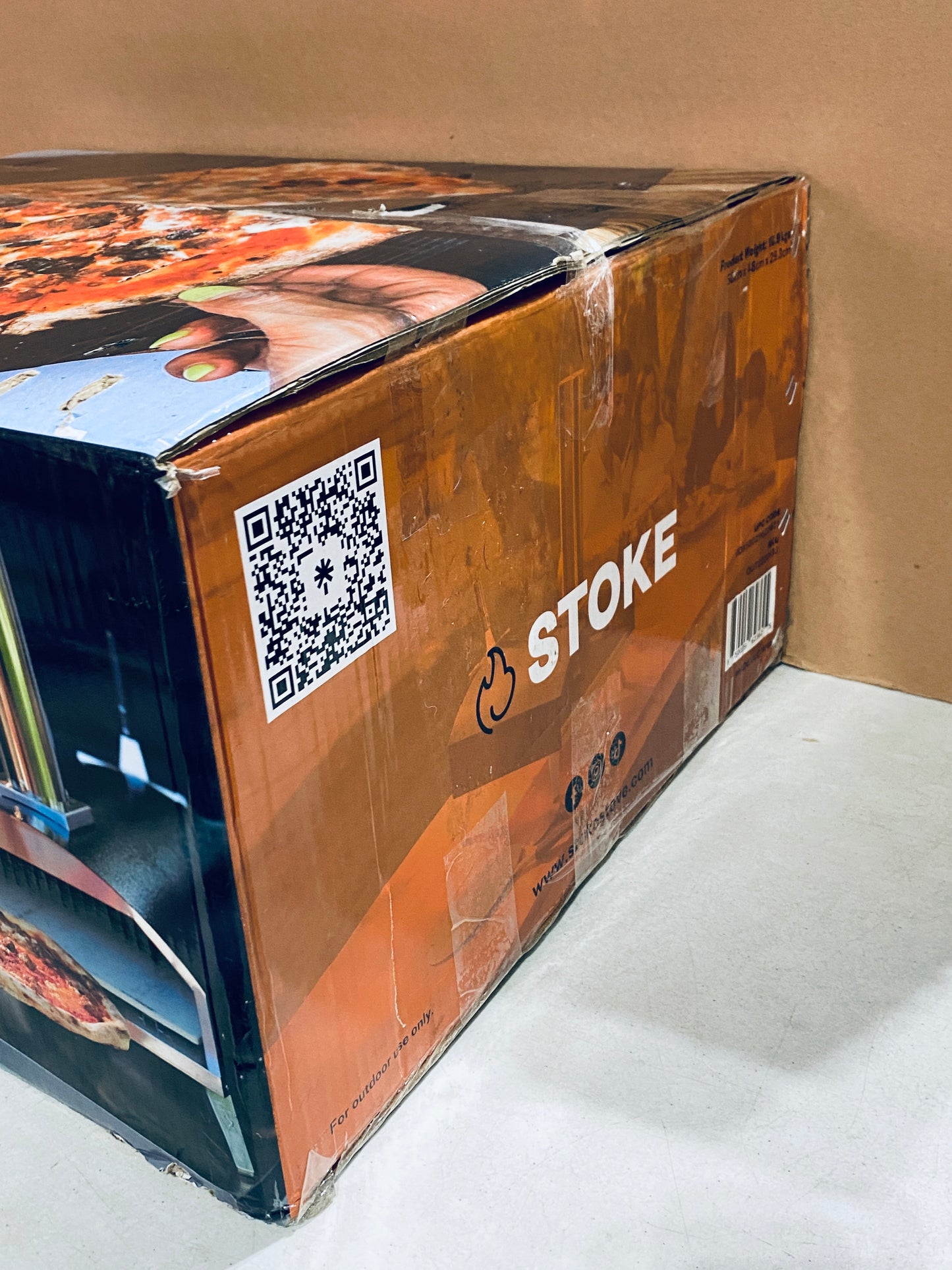 New Other Stoke 13" Wood Fired Outdoor Patio Pizza Oven With Cover, Pizza Peel, Cutter & Stone