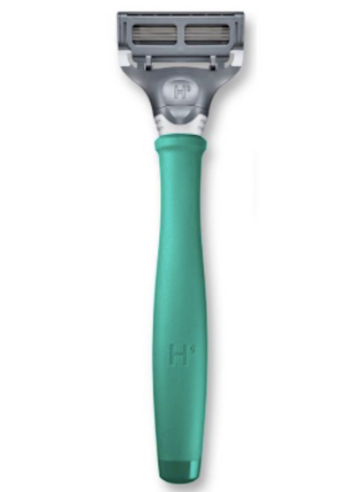 hARRY'S TROPICAL GREEN Razor Handle + 2 / 5-Blade Cartridges