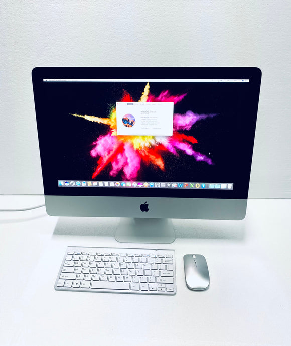 Apple iMac Slim 4K Retina 21.5” Late 2017 A1418 8GB 1TB Core i5 3GHz With Keyboard & Mouse Grade A