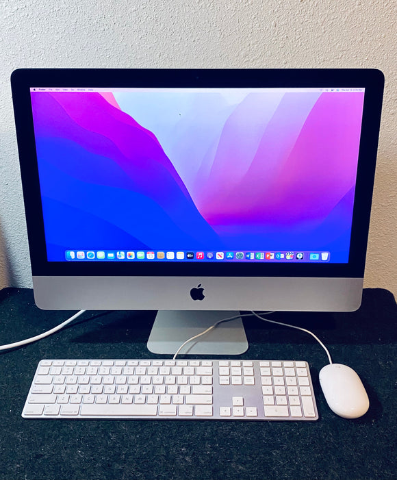 Apple iMac Slim 4K Retina 21.5” 2019 A2116 16GB 1.03TB Fusion Core i7 3.2GHz With Keyboard & Mouse Grade B