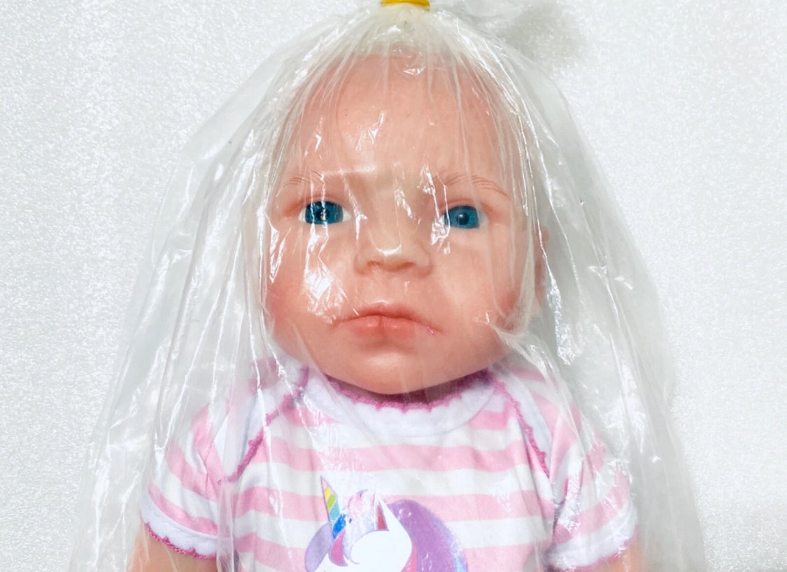 New SERENDOLL 18.5” Realistic Full Silicone Baby Lifelike Baby Reborn Doll, Girl